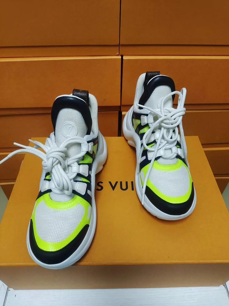 Louis Vuitton Louis Vuitton LV Color Block Dad Sneakers Women Size 35-25 Size US 5 / IT 35 - 5 Thumbnail