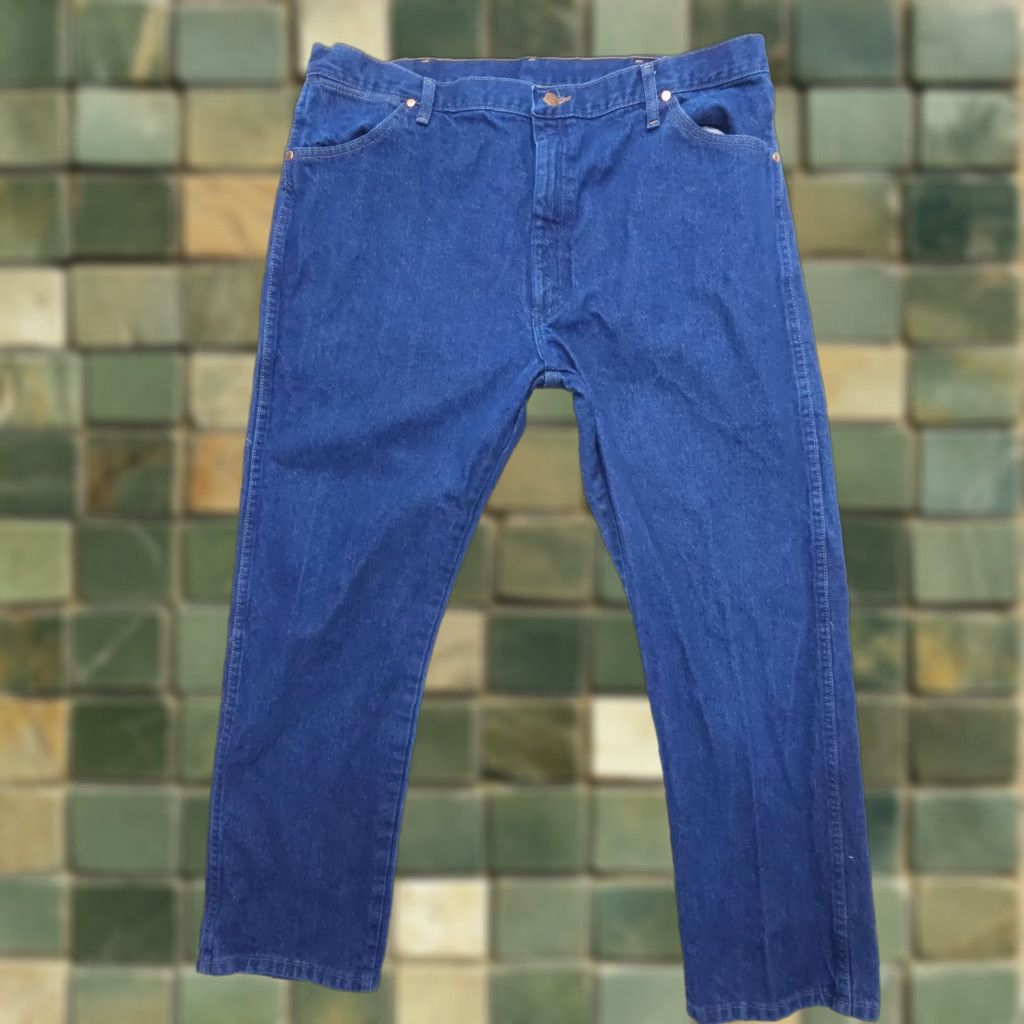 Wrangler Wrangler Jeans Cowboy Cut Prewashed Indigo Dark Wash Heavy 42 x 30 Mens Size US 42 / EU 58 - 1 Thumbnail