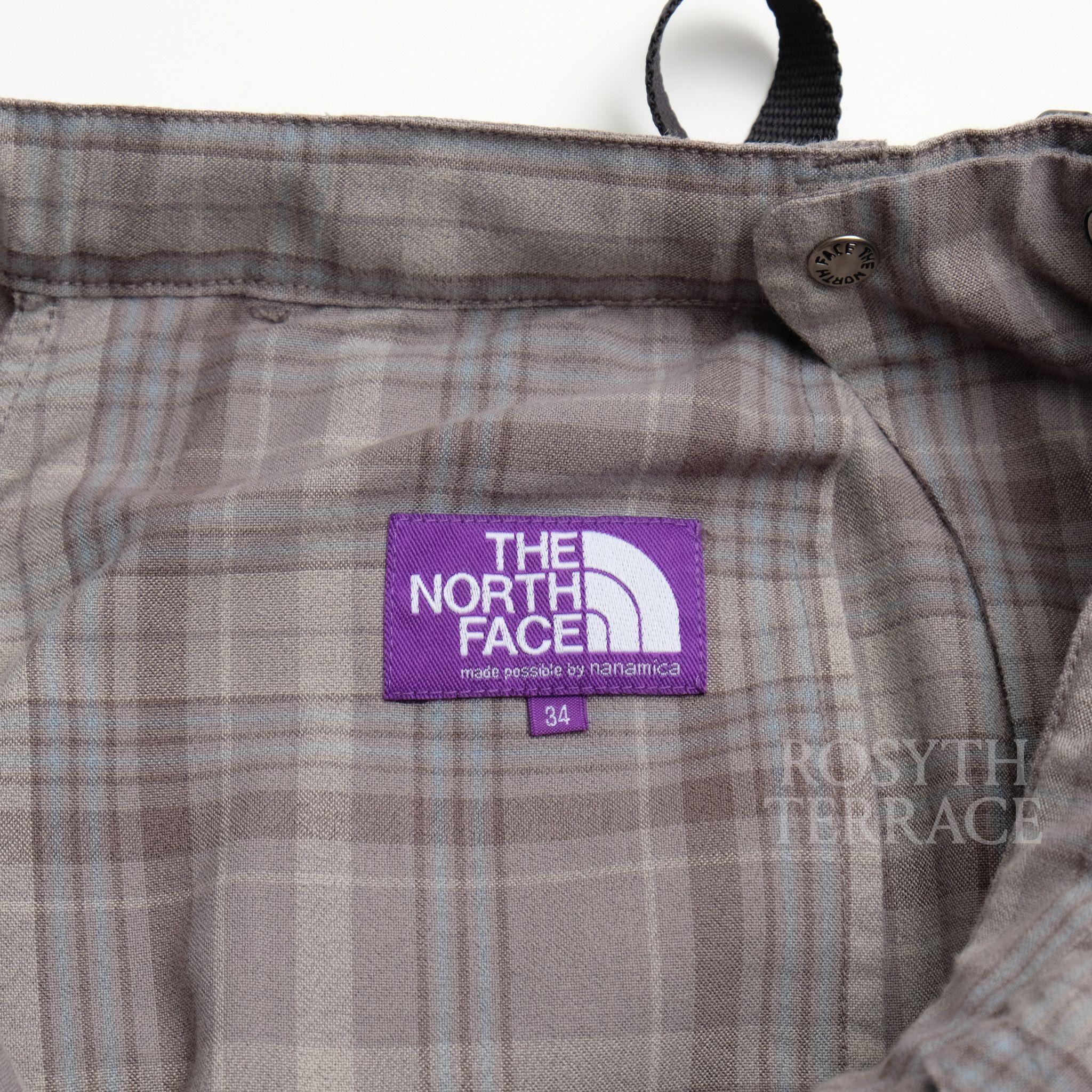 Nanamica × The North Face 【THE NORTH FACE PURPLE LABEL / MADRAS FIELD SHORTS / 34】 Size US 34 / EU 50 - 3 Thumbnail
