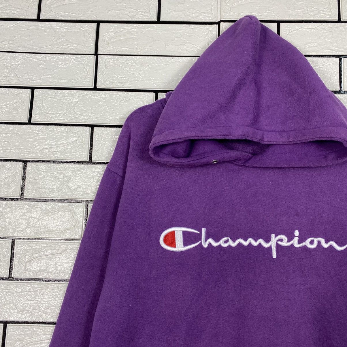 Japanese Brand 📌Vintage Hoodie Pull Over Champion Small Pony Size US XXL / EU 58 / 5 - 8 Thumbnail