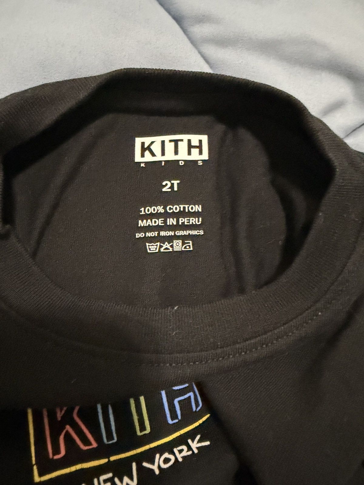 Kith Kith Kids New York Classic Logo Tee - Black - Size 2T Size US XXS / EU 40 - 4 Thumbnail