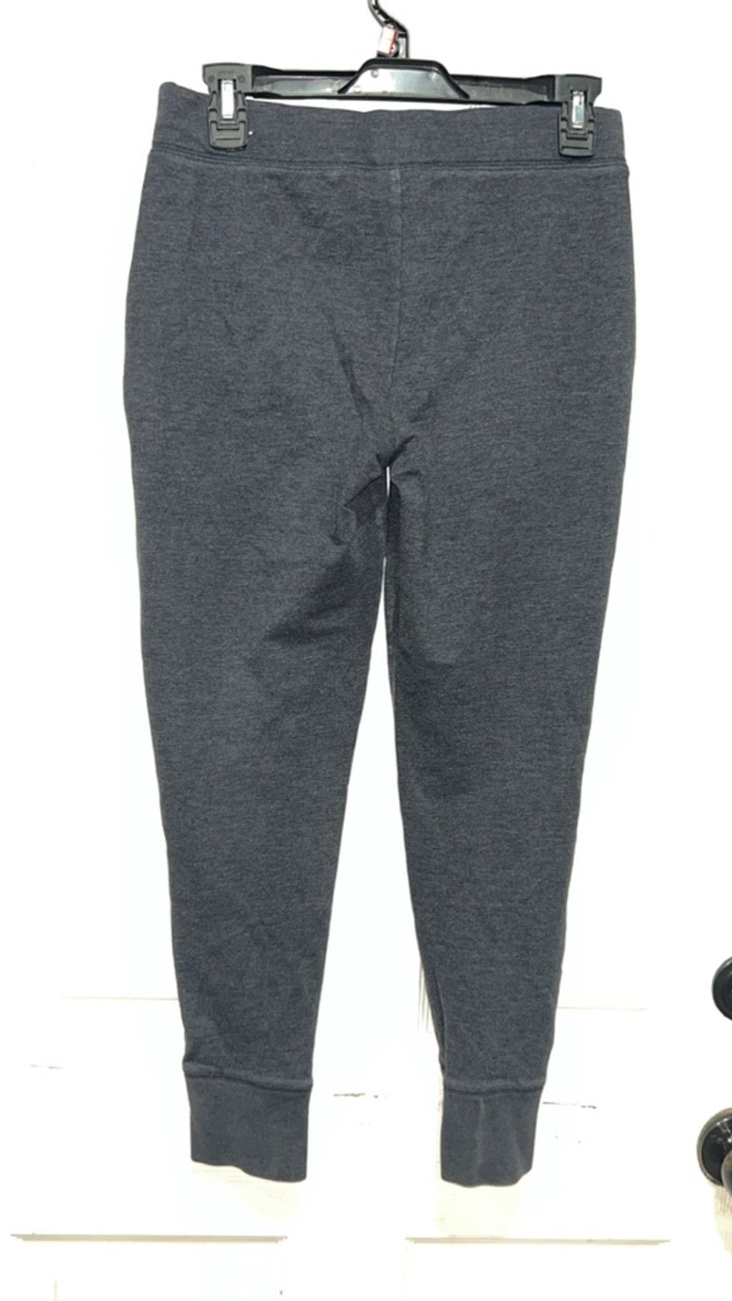 Pink Women's PINK Gray Joggers with White Logo, Size S Size 23" - 3 Thumbnail