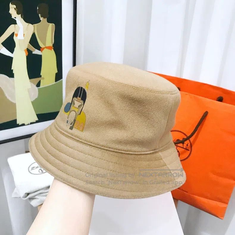 Hermes Hermes size 58 Beige Fisherman Hat, 100% Cashmere, Mechanic Size ONE SIZE - 4 Thumbnail