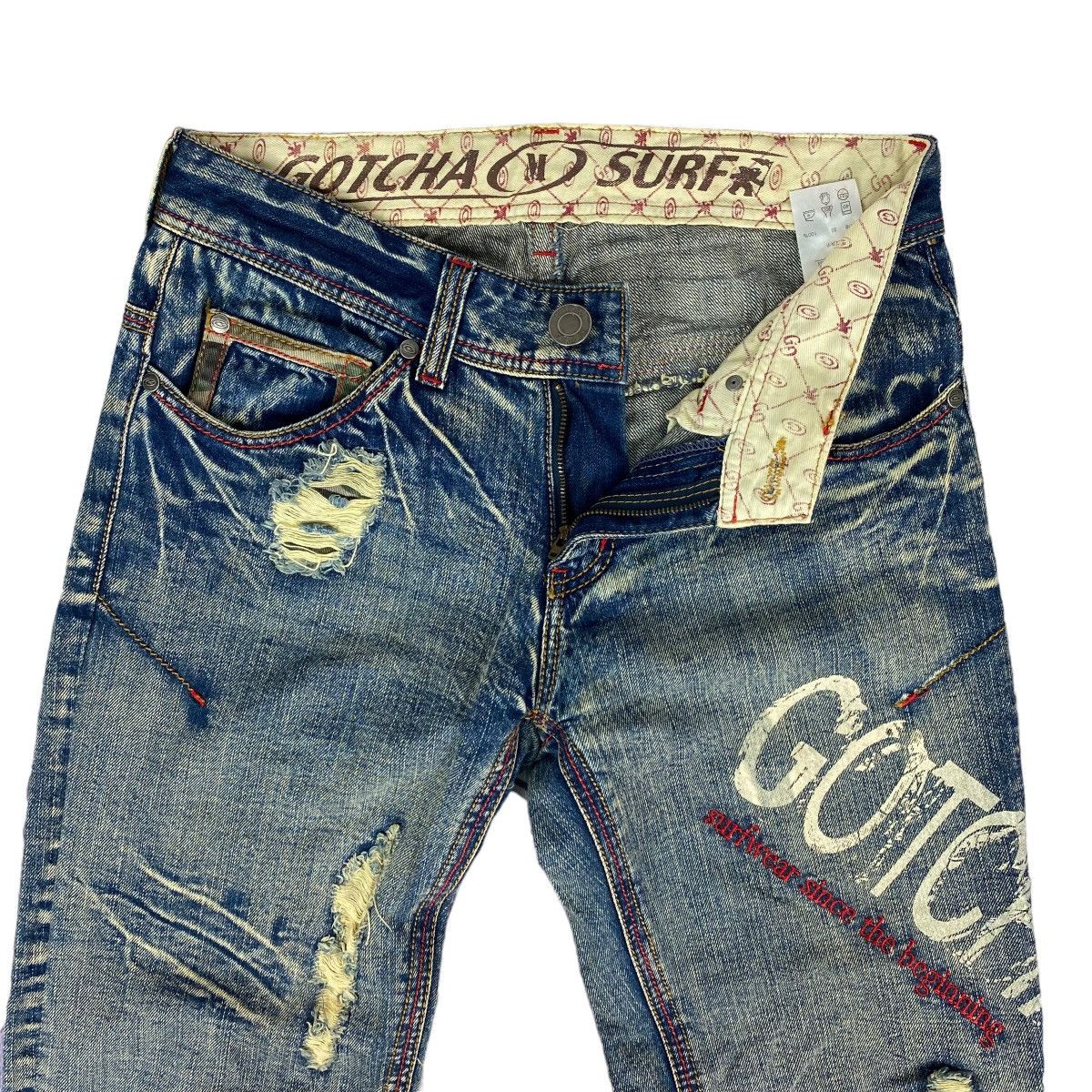 Gotcha Rare🔥Gotcha Surfwear Jeans Distress Style Size US 30 / EU 46 - 8 Thumbnail