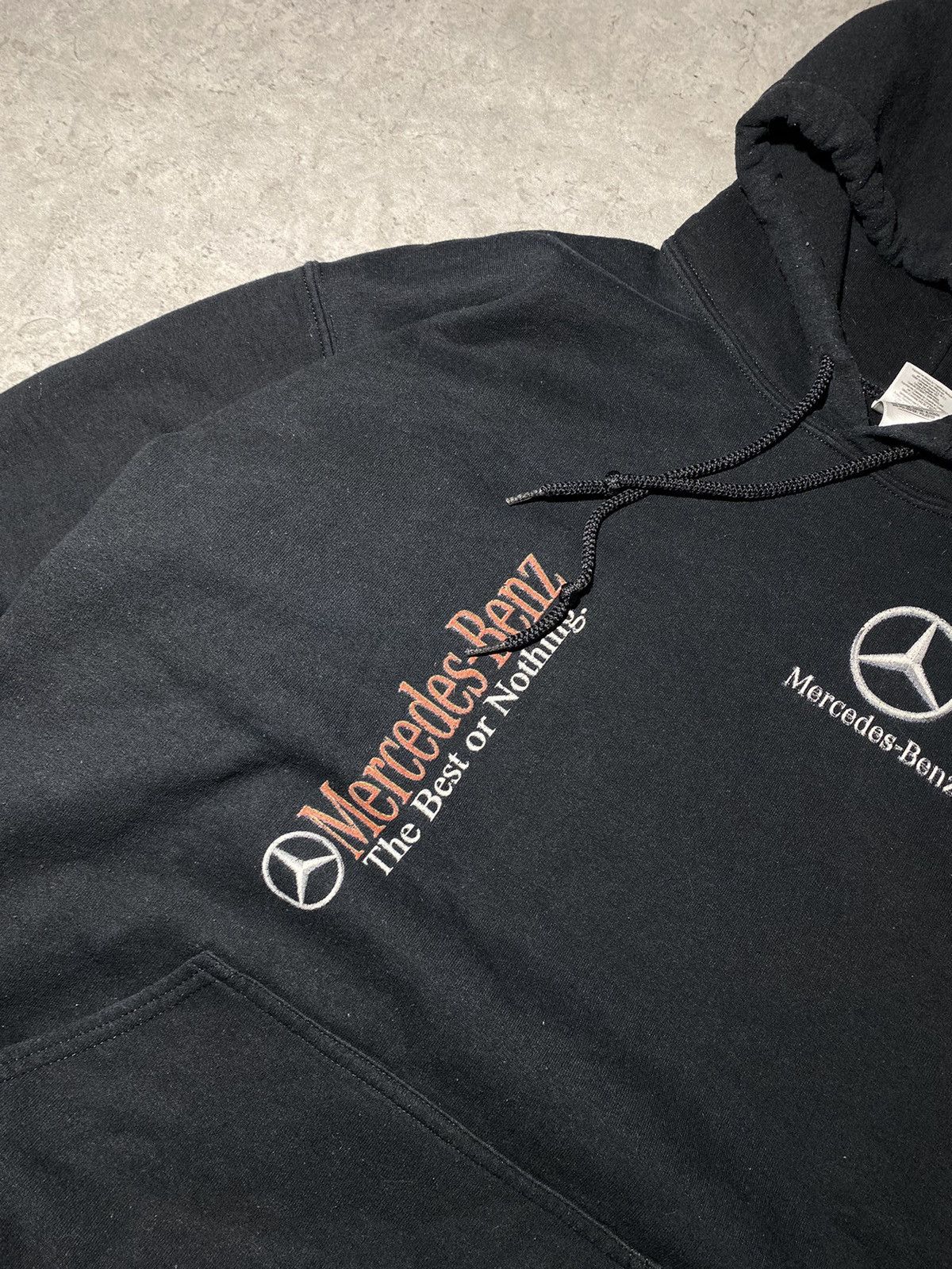 Mercedes-Benz × Vintage Vintage Mercedes Benz racing black hoodie Size US L / EU 52-54 / 3 - 3 Thumbnail