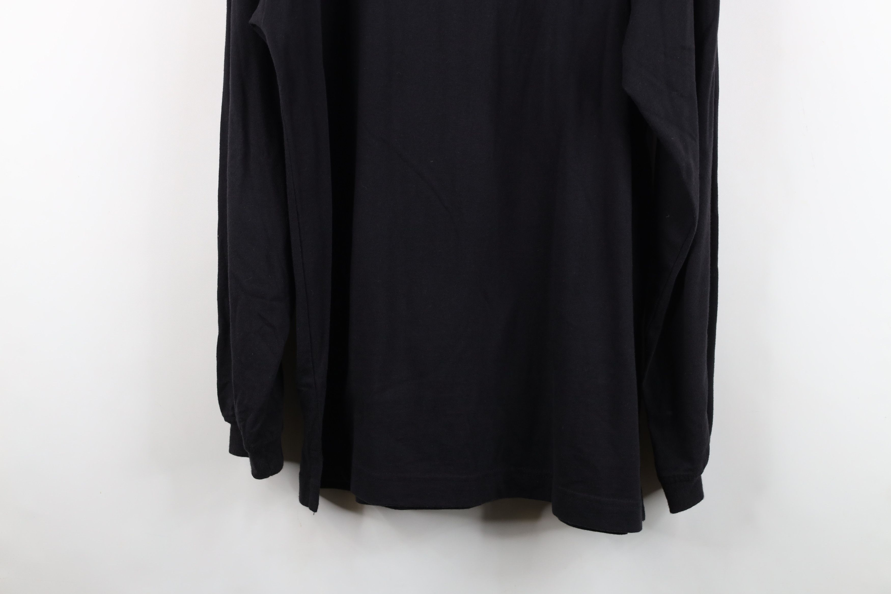 Vintage Vintage 90s Streetwear Long Sleeve Henley T-Shirt Black Size US M / EU 48-50 / 2 - 11 Thumbnail