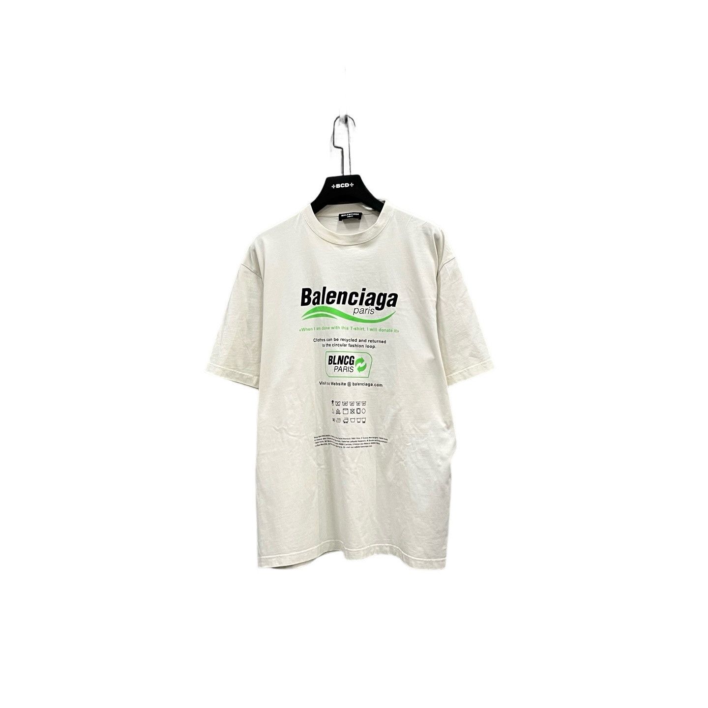 Balenciaga Balenciaga Logo T-Shirt XXS Size US XXS / EU 40 - 1 Thumbnail