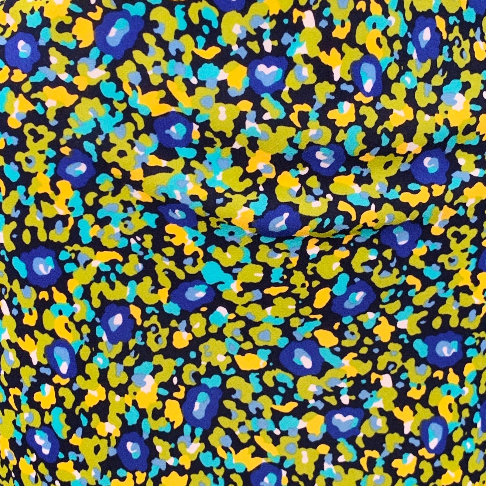 Rails Carmel Black Green Yellow Rayon Blend Floral Cutout Midi Size S / US 4 / IT 40 - 2 Thumbnail