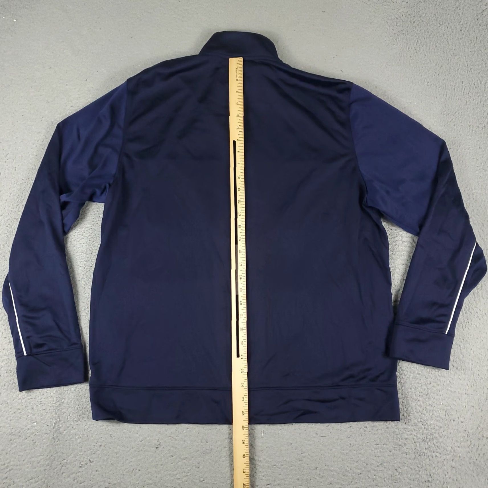 Under Armour Under Armour Jacket Mens XL Blue Full Zip Track Jacket Sports Football Baseball Running & Jogging Walking 100% Polyester Size US XL / EU 56 / 4 - 5 Thumbnail