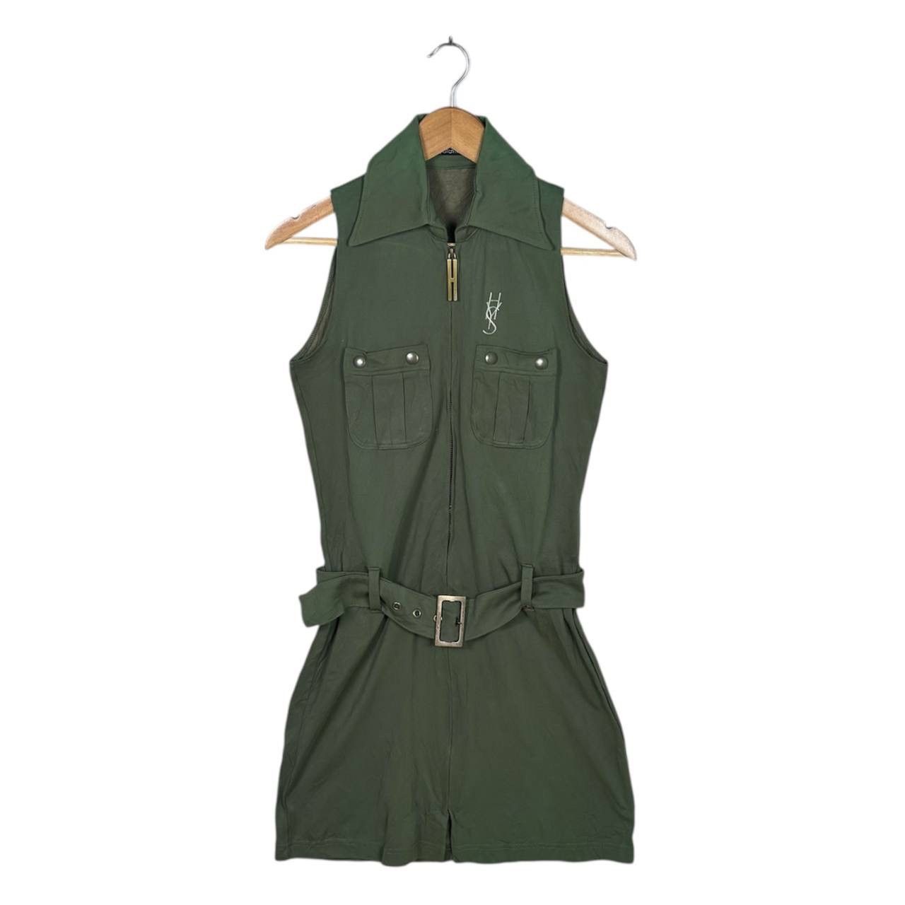 Hysteric Glamour Vintage Hysteric Glamour Zip Up With Belt Green Dress Size S / US 4 / IT 40 - 1 Thumbnail