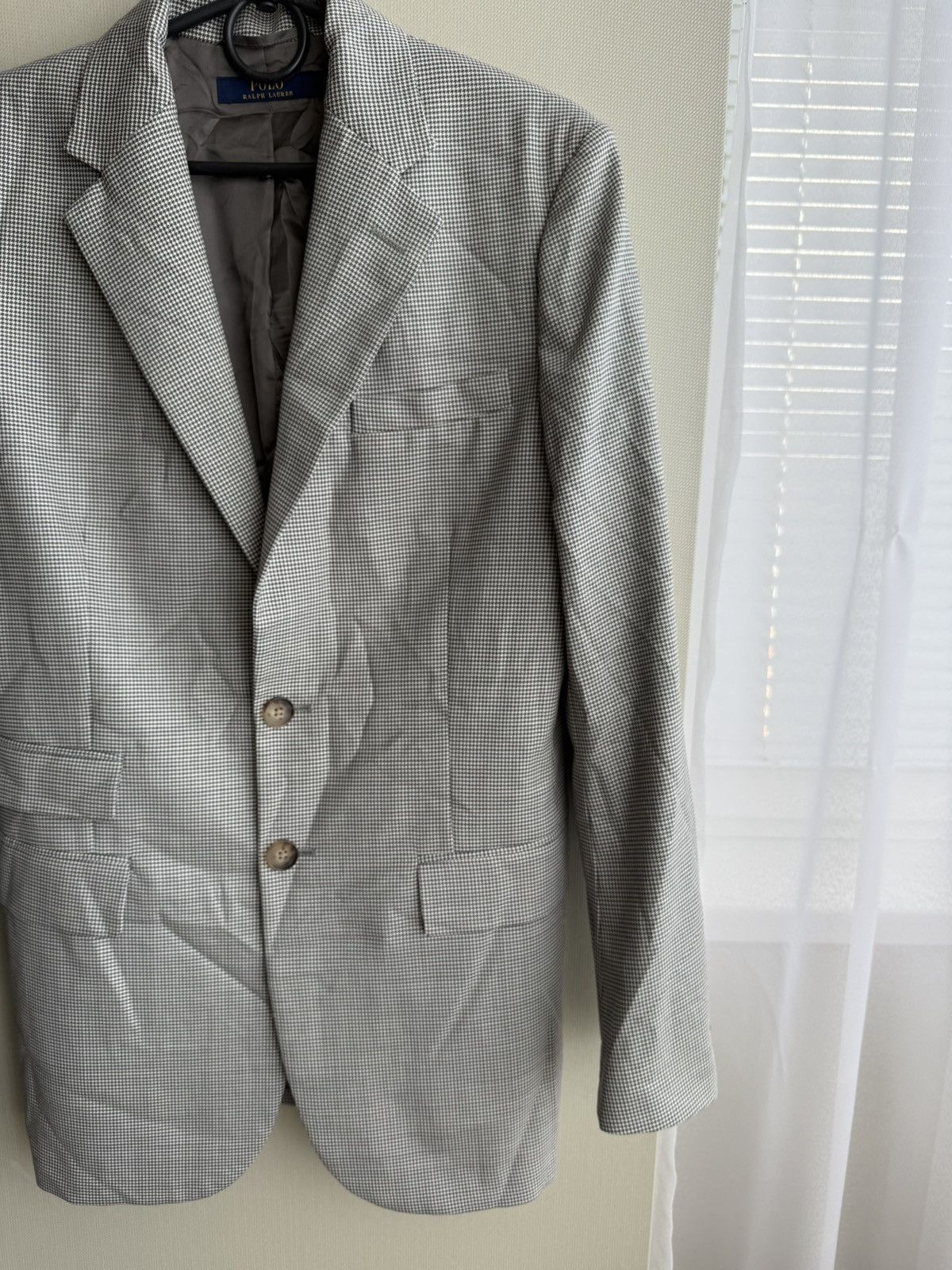 Polo Ralph Lauren Polo Ralph Lauren Houndstooth Pattern 2 Button Blazer Size XS / US 0-2 / IT 36-38 - 3 Thumbnail