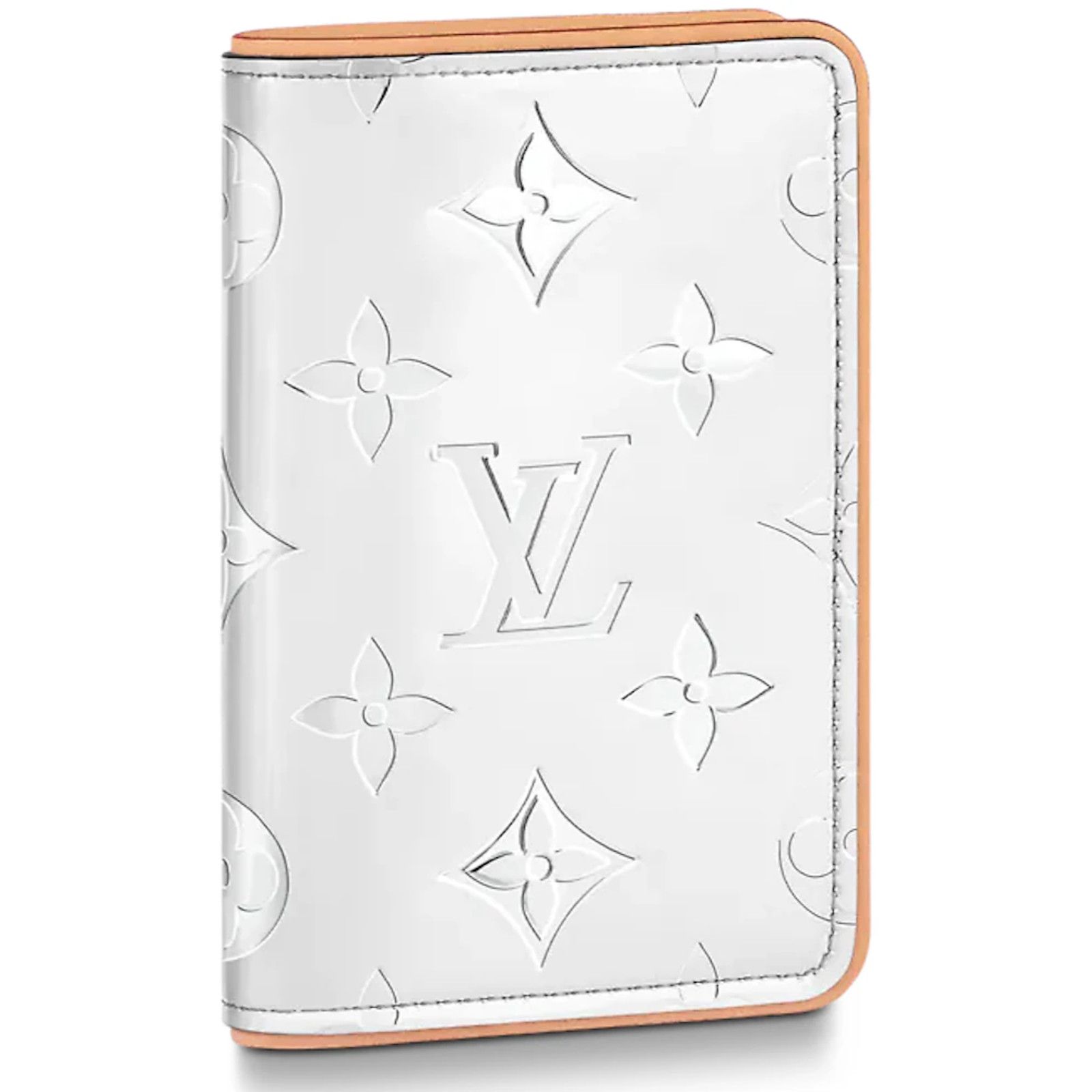 Louis Vuitton Silver Virgil Slender Pocket Organizer Wallet