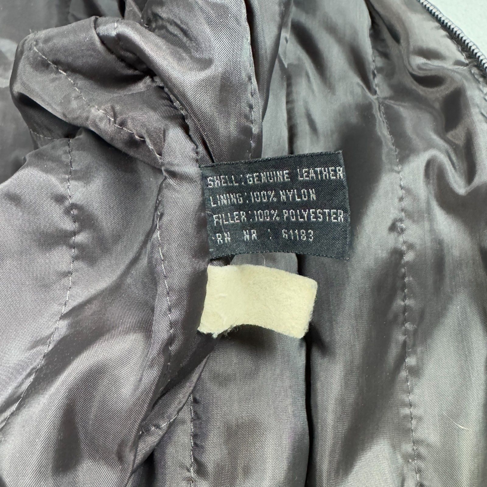 Vintage Vintage Leather Bomber Jacket Brown Sherpa Lined Quilted L Size US L / EU 52-54 / 3 - 11 Thumbnail