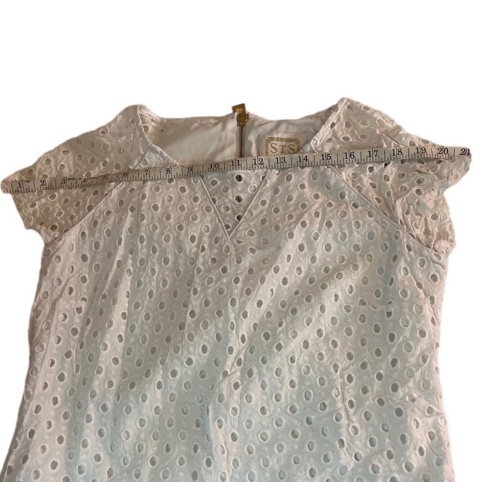 Designer Sail To Sable White Eyelet Short sleeve top Size M Size M / US 6-8 / IT 42-44 - 5 Thumbnail
