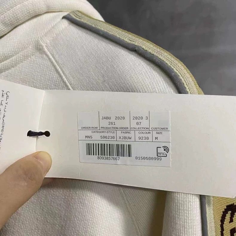 Gucci Gucci The latest white reflective strip string label knitte Size US M / EU 48-50 / 2 - 4 Thumbnail