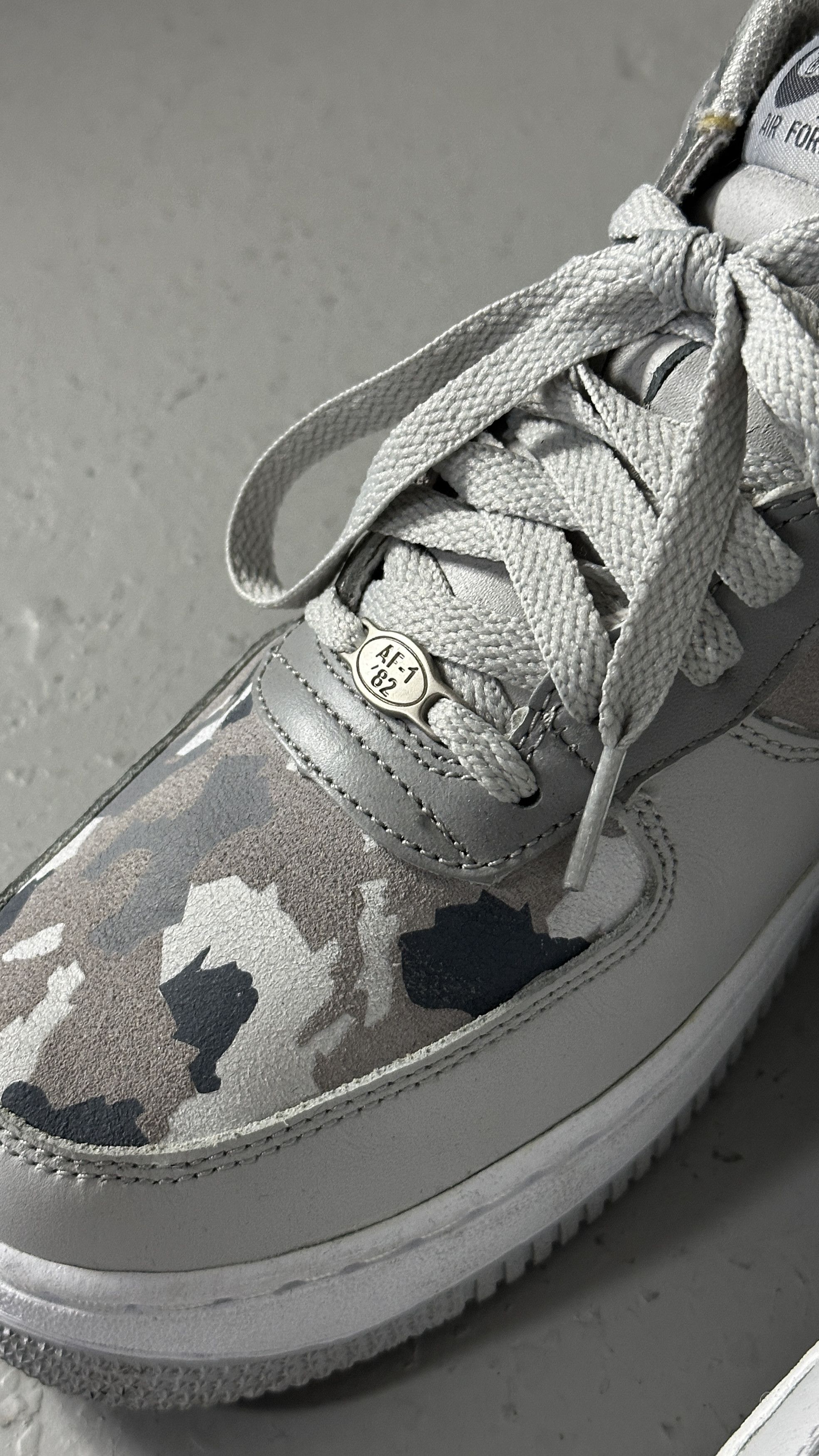 Nike Vtg Nike air force 1 premium af1 2003 neutral grey camo Size US 10 / EU 43 - 8 Thumbnail