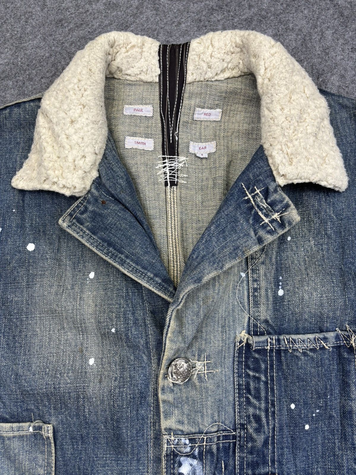 Paul Smith 💥Old Man Style💥Full Denim Charecter Chore Jacket F775 Size US S / EU 44-46 / 1 - 22 Thumbnail