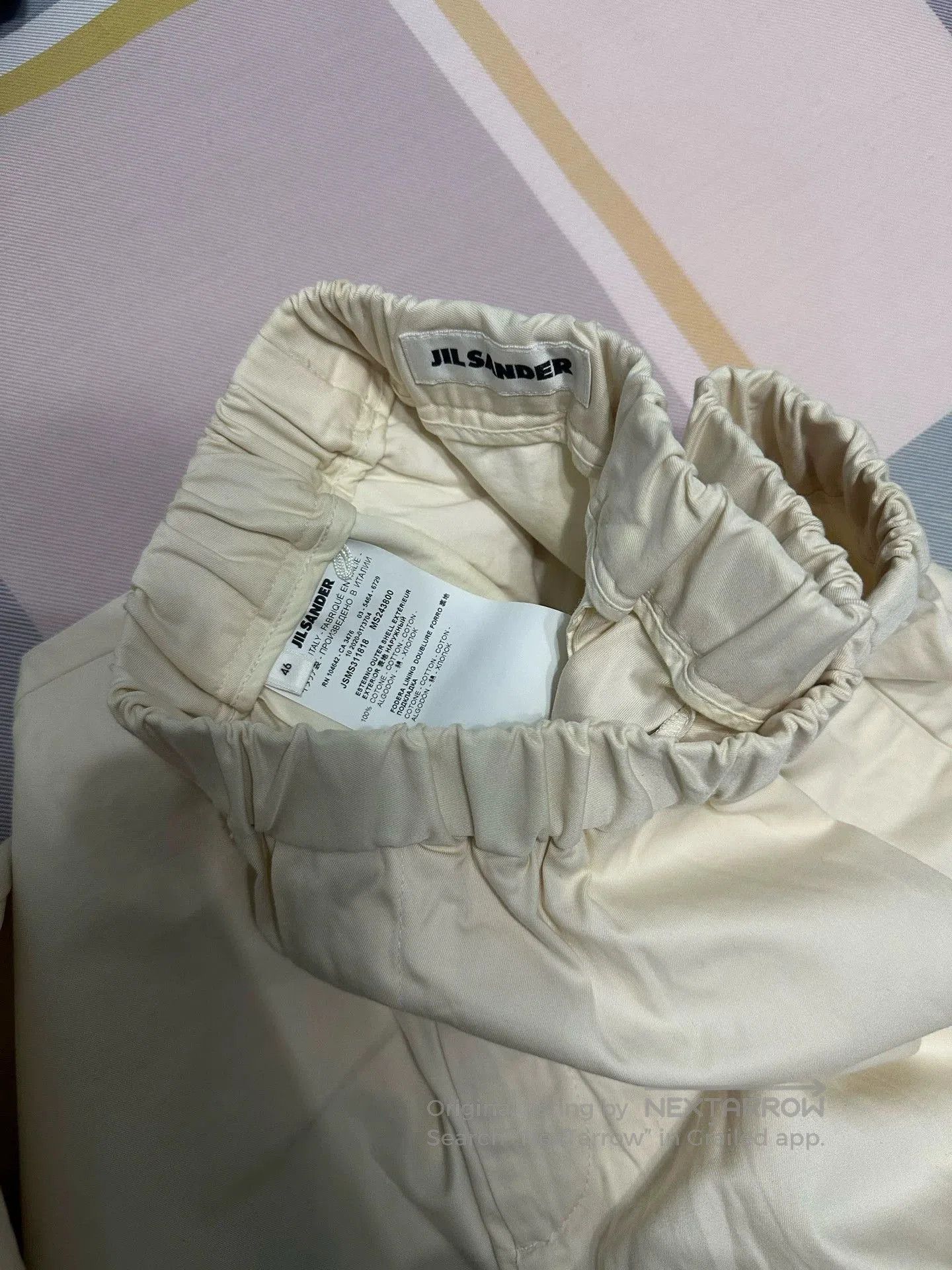 Jil Sander White Casual Pants Size 30. Size US 30 / EU 46 - 3 Thumbnail