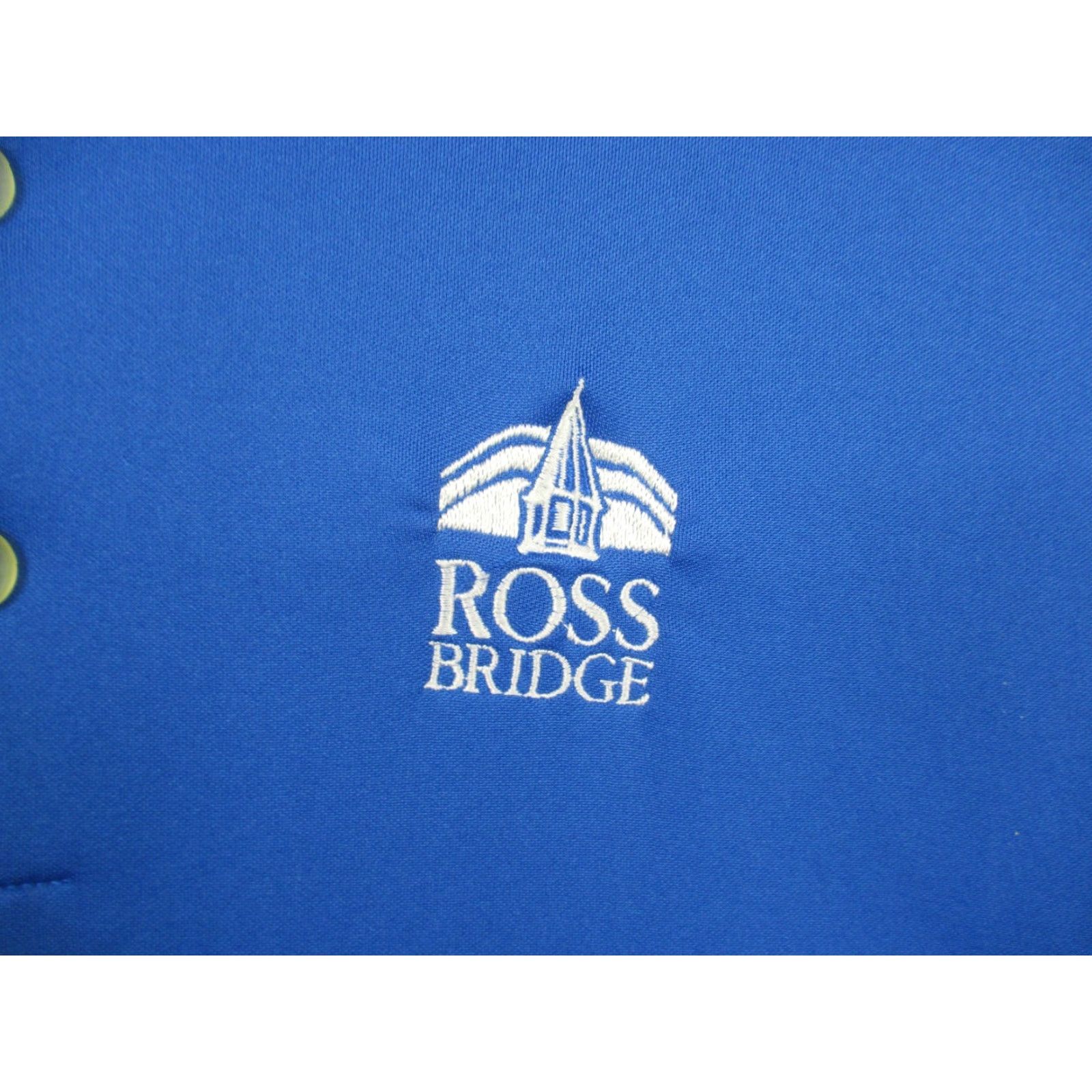 Nike Nike Polo Shirt Mens XL Blue Short Sleeve Performance Golf Ross Bridge Size US XL / EU 56 / 4 - 2 Thumbnail