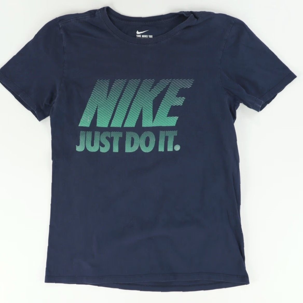 Nike Nike Just Do It Solid T-Shirt Navy Blue Men's S Size US S / EU 44-46 / 1 - 2 Thumbnail