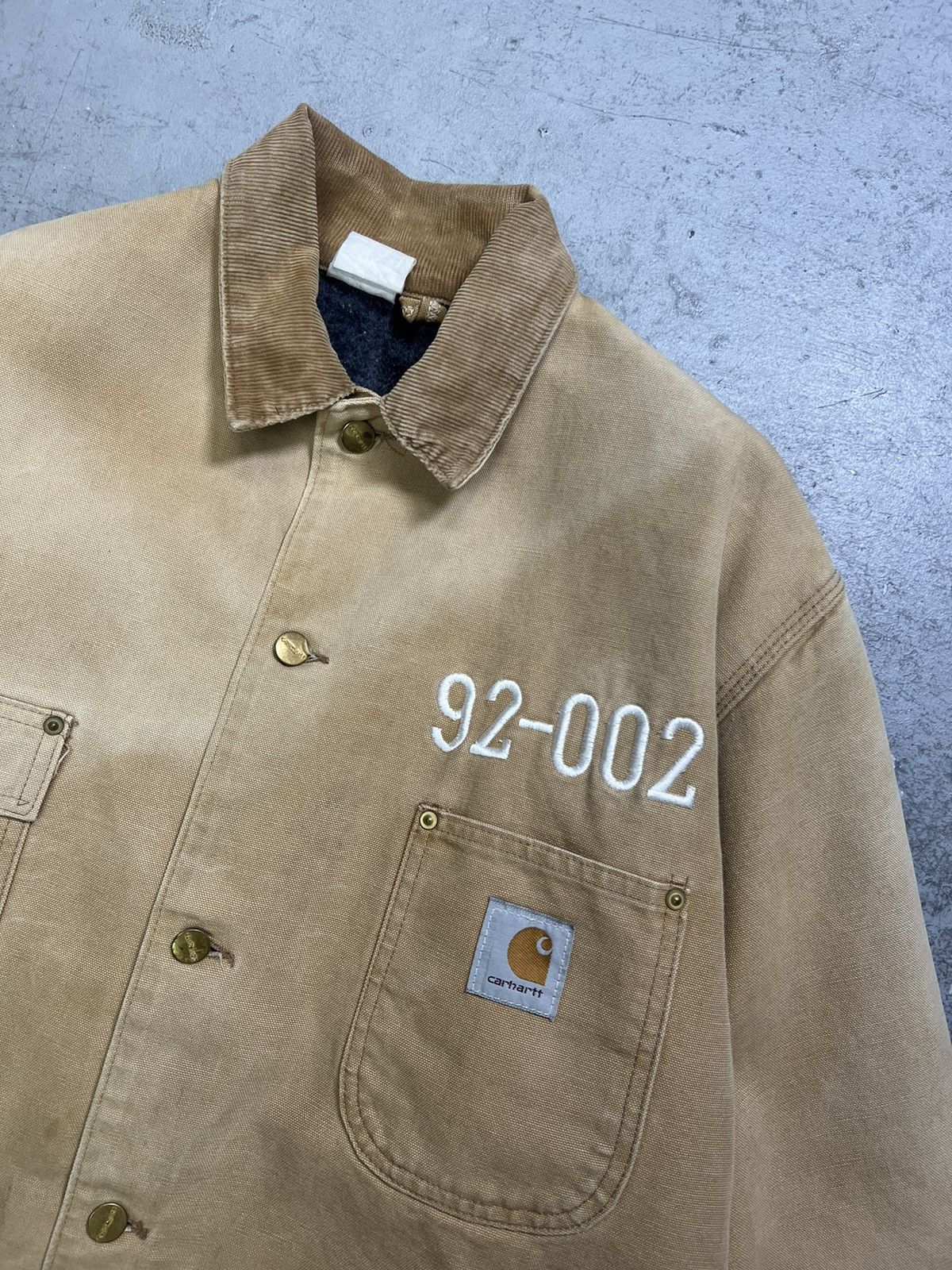 Carhartt × Japanese Brand × Vintage VTG Carhartt Michigan Chore Coat Jacket Size US XL / EU 56 / 4 - 4 Thumbnail