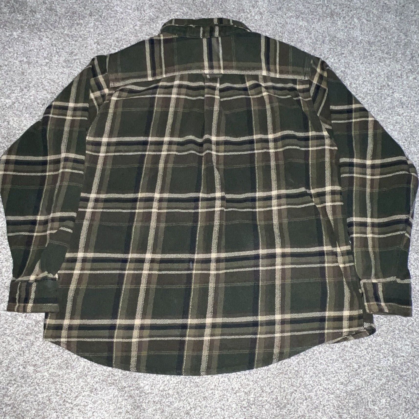 Orvis Orvis Shirt Men 2XL Flannel Green Plaid Long Sleeve Button-Up Mens XXL Size US XXL / EU 58 / 5 - 4 Thumbnail
