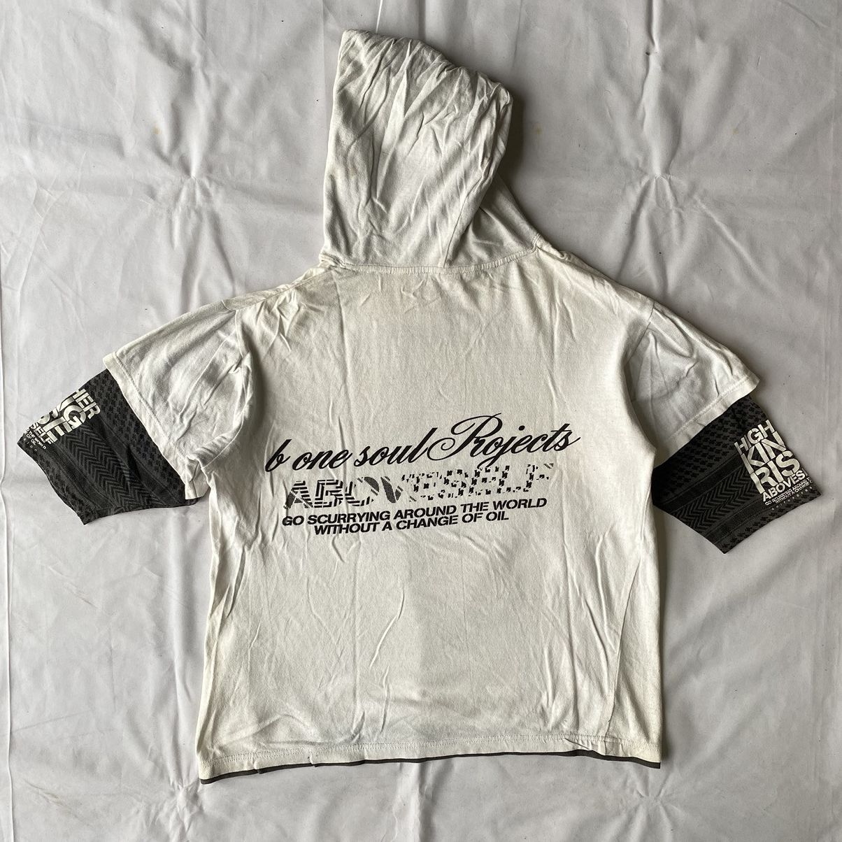 Hysteric Glamour × In The Attic × Yohji Yamamoto Vintage B-One Soul Streetwear Hooded Tees Size US XL / EU 56 / 4 - 10 Thumbnail