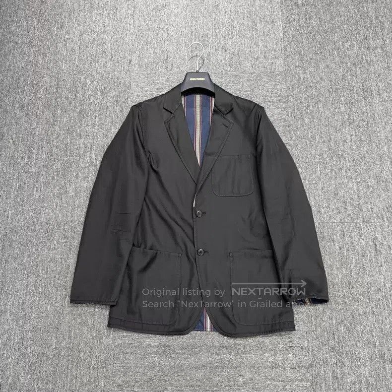 Hermes Hermes Mulberry Silk Reversible Blazer Size 46R - 1 Thumbnail