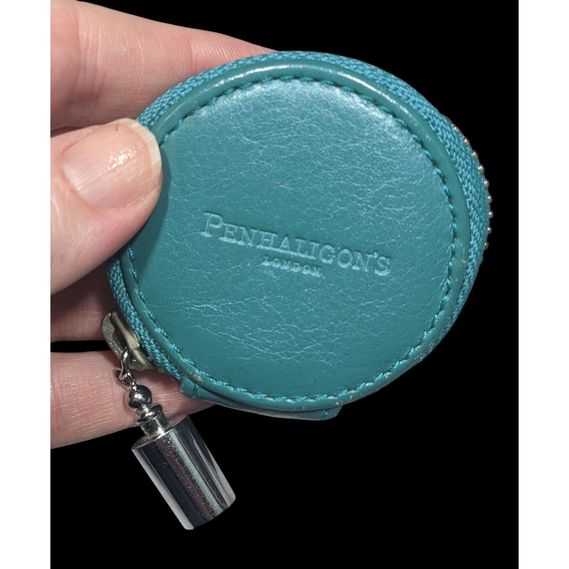 Other Vintage Penhaligon's Of London Round Blue Zipper Coin Purse Size ONE SIZE - 2 Thumbnail