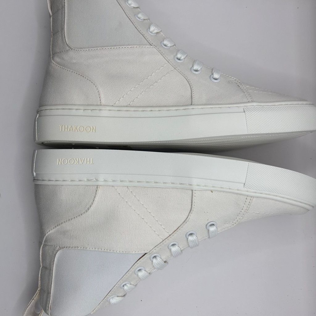 THAKOON Women's Thakoon hi top Sneakers, White, Size 37 Size US 7 / IT 37 - 10 Thumbnail