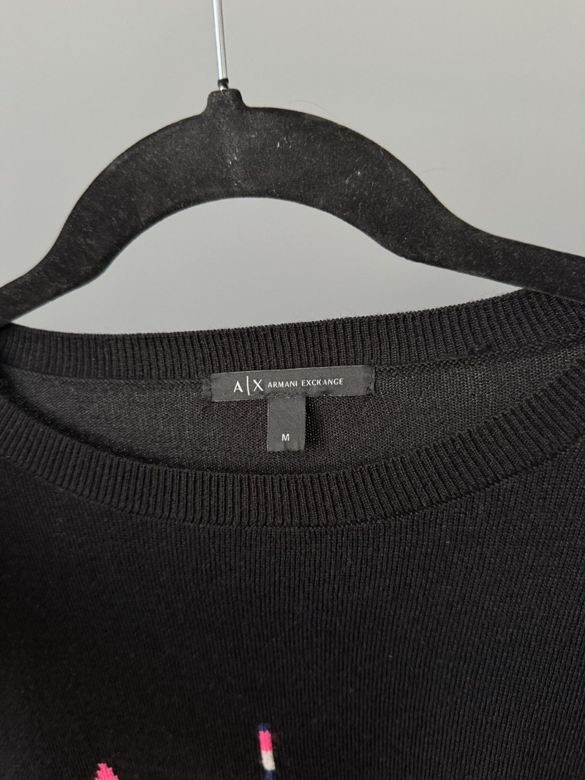 Armani Exchange Armani exchange sweater big logo pink Size US M / EU 48-50 / 2 - 3 Thumbnail