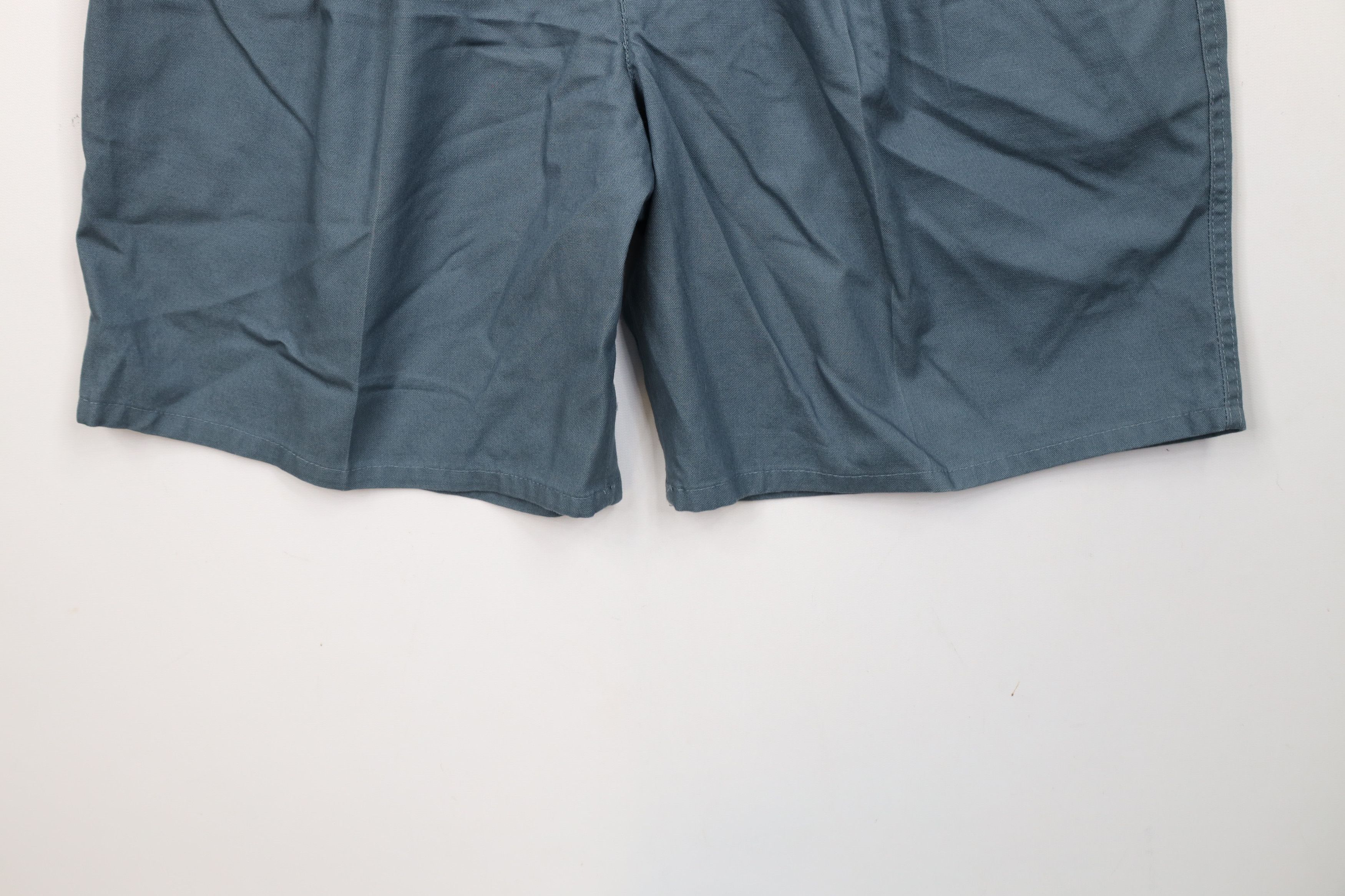 Vintage Vintage 90s Streetwear Above Knee Chino Shorts Steel USA Size US 36 / EU 52 - 4 Thumbnail