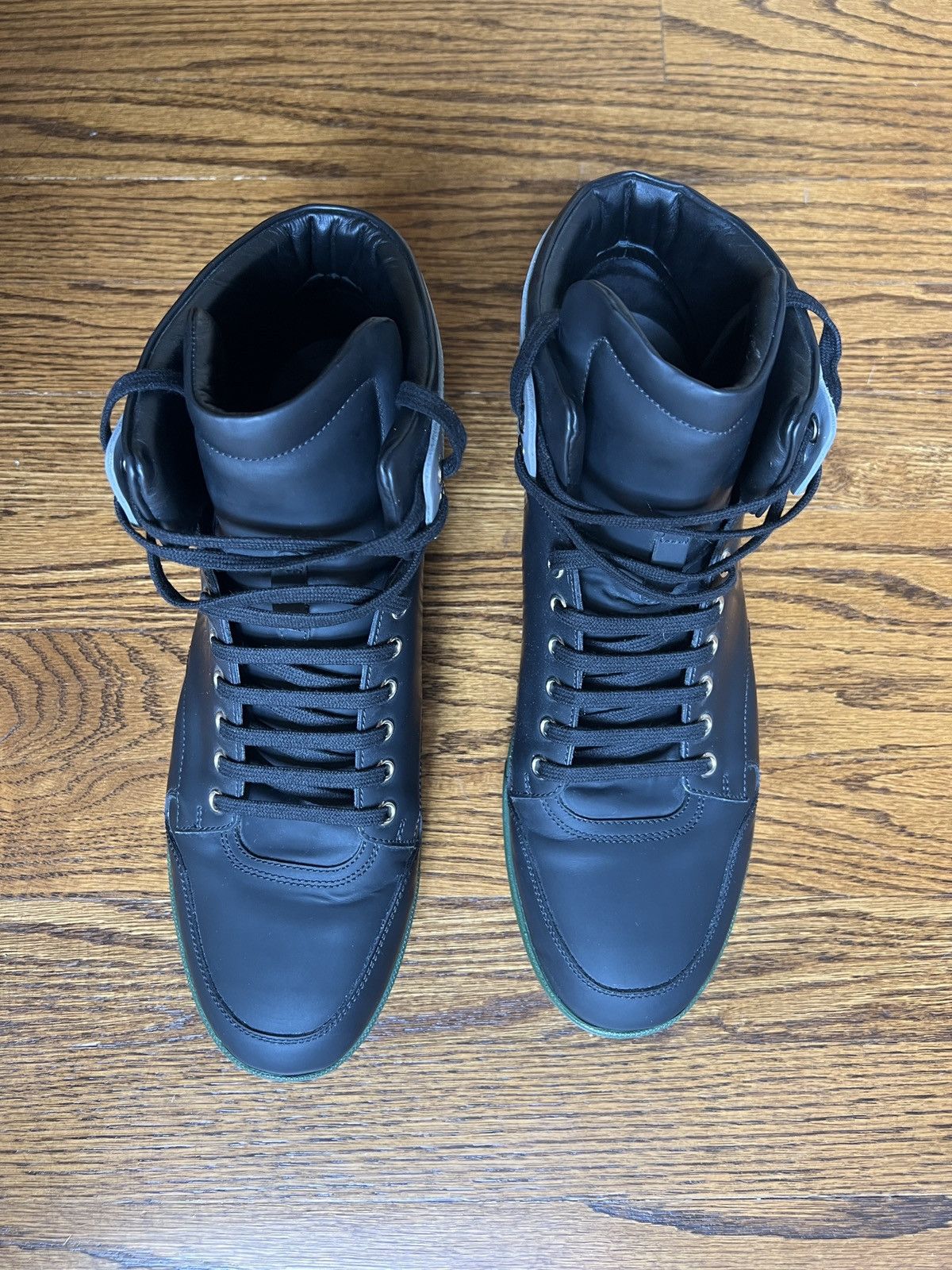 Dior Dior Mens High Tops Black/ Grey/ Green Size US 10.5 / EU 43-44 - 4 Thumbnail