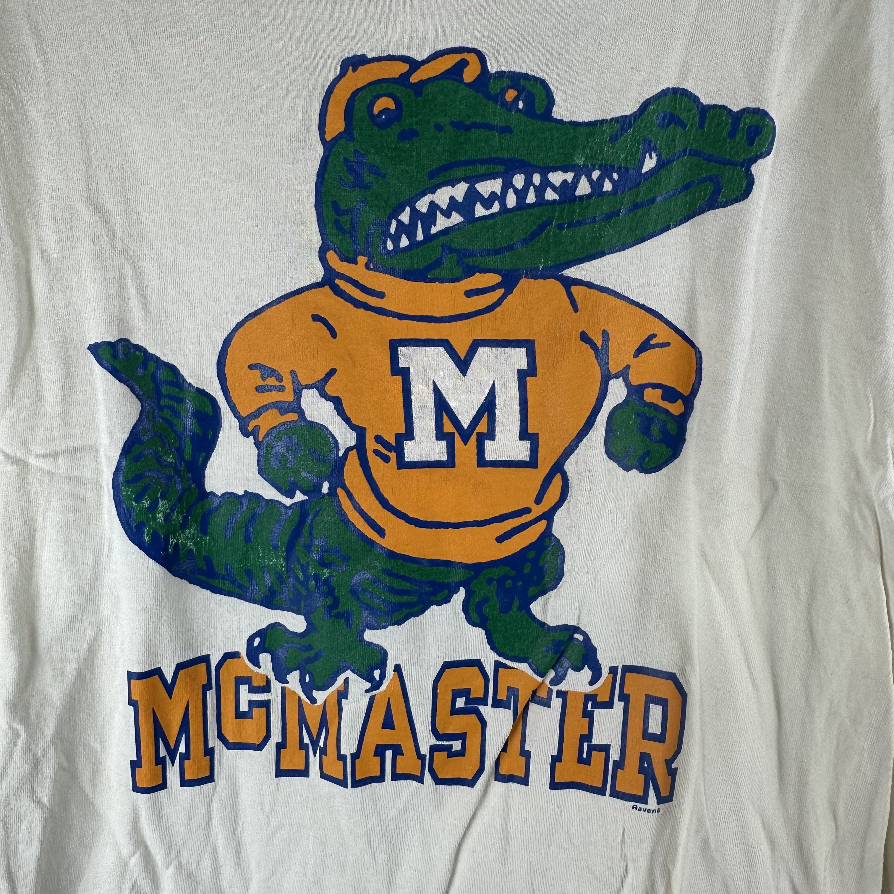 Vintage 90s McMaster University Double Sided Longsleeves T-shirt Size US L / EU 52-54 / 3 - 2 Thumbnail