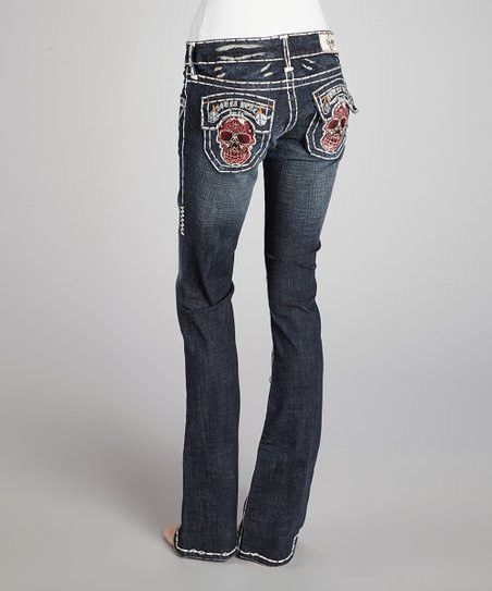 Miss Me LAGUNA BEACH skull slim jeans☠️ Size 27" / US 4 / IT 40 - 1 Thumbnail