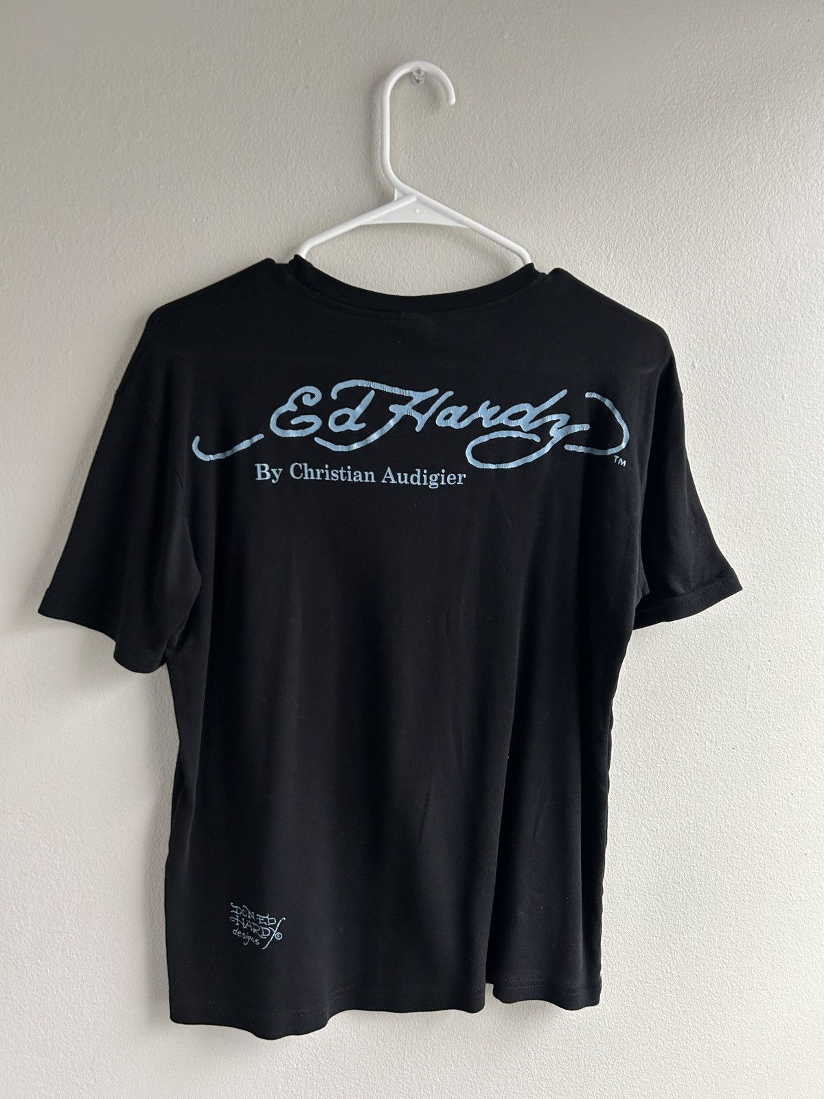 Christian Audigier × Ed Hardy × Vintage Ed Hardy Christian Audigier Vintage CrystalsTee Y2K Size US S / EU 44-46 / 1 - 3 Thumbnail