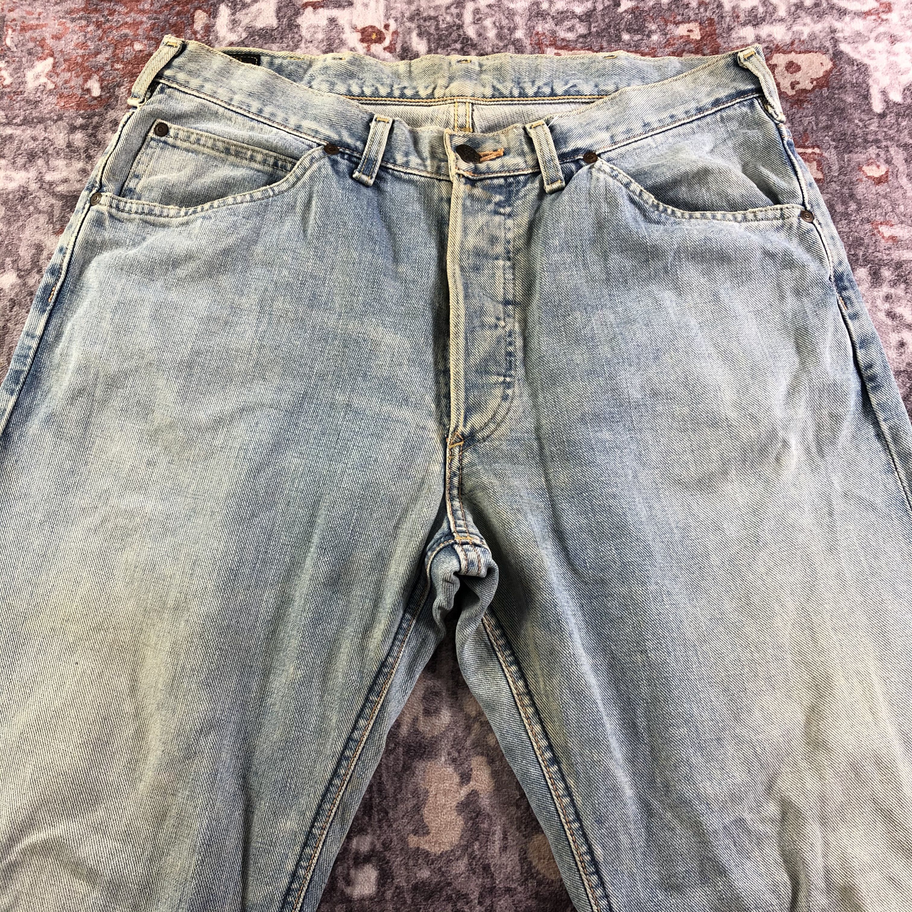 Lee Vintage Light Wash Lee Selvedge Jeans-JM3670 Size US 35 - 3 Thumbnail