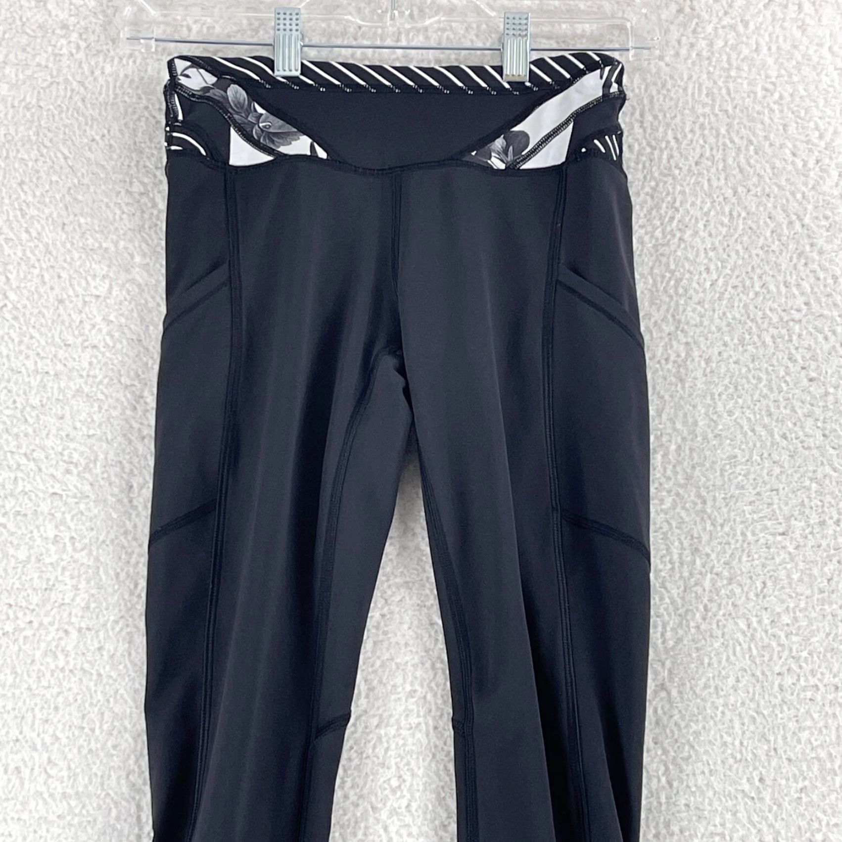 Lululemon Lululemon Speed Tight Leggings Womens Size 2 Black Pull On Athletic Yoga Size 42" / US 20 - 2 Thumbnail