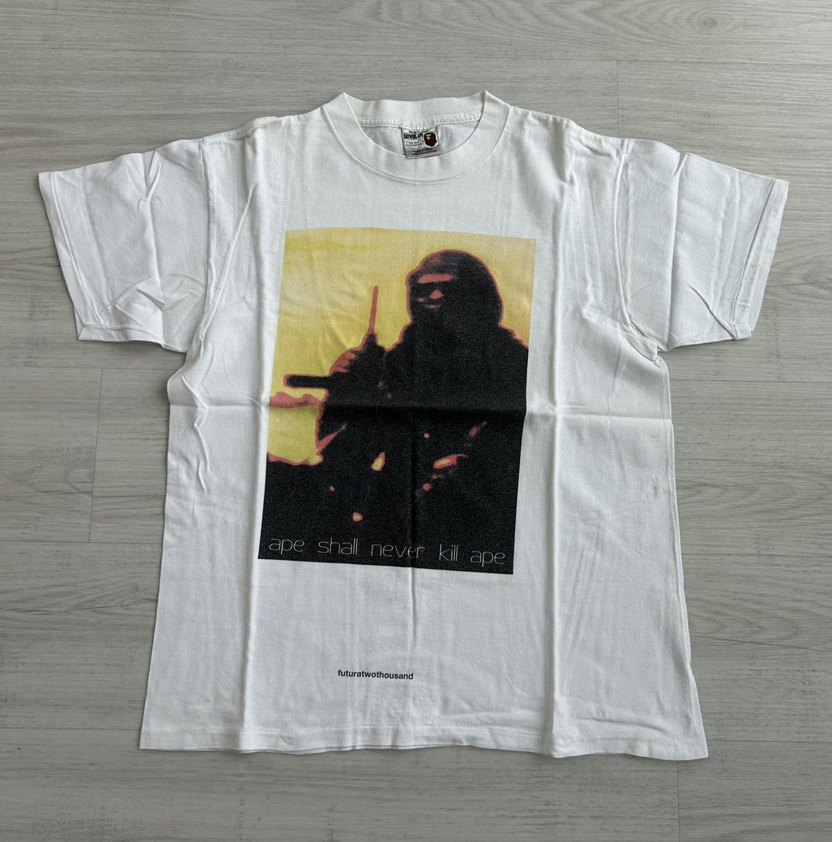 Bape VERY RARE OG 1996 A BATHING APE X FUTURA A.S.N.K.A TEE Size US L / EU 52-54 / 3 - 2 Thumbnail