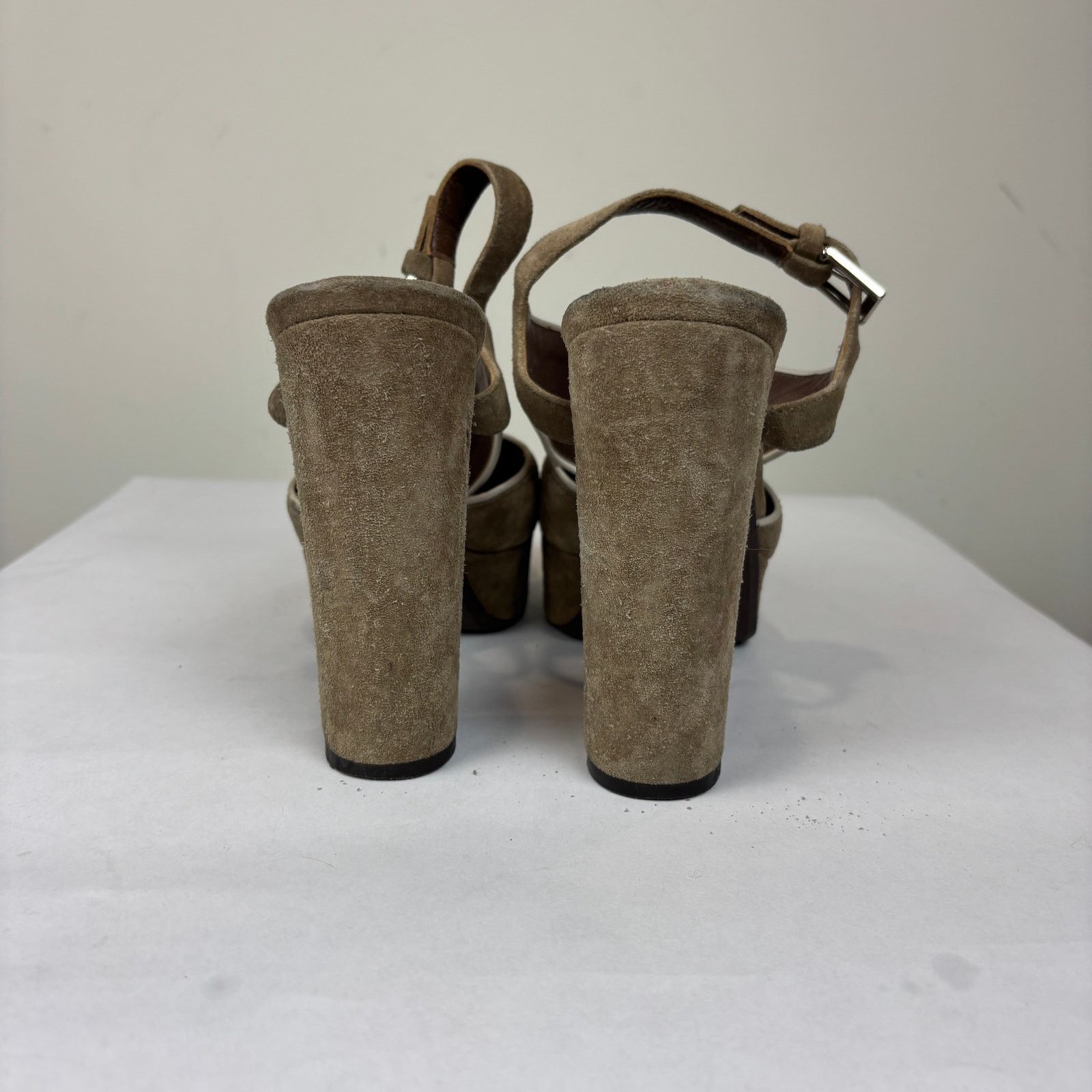 Japanese Brand × Marni Marni Suede Brown Heel Clogs Shoes Women's 40 US 10 Size US 10 / IT 40 - 6 Thumbnail