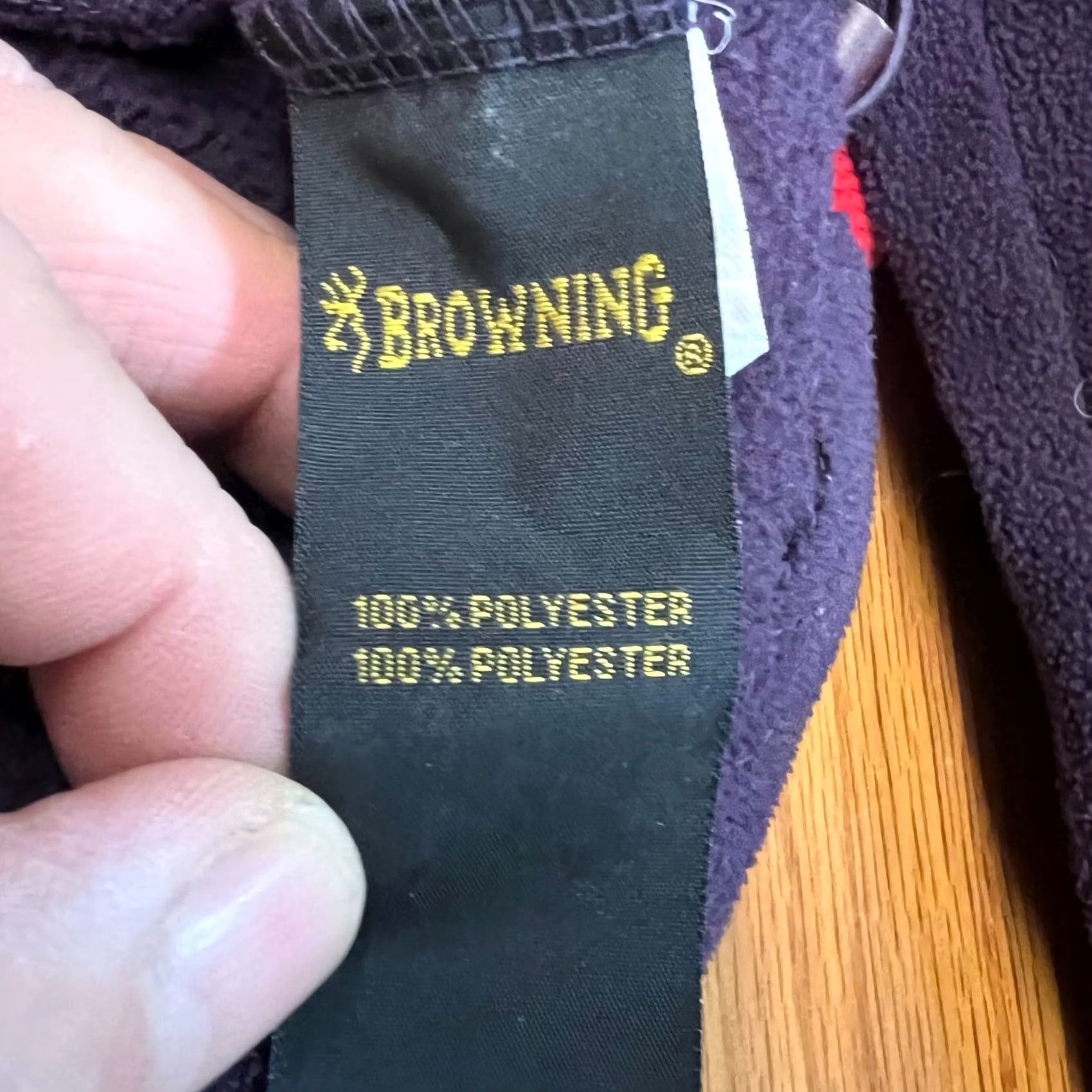 Vintage Browning Purple Fleece Jacket 2XL Mens Long Sleeve Full Zip Pockets Jacket Vintage Size US XXL / EU 58 / 5 - 6 Thumbnail