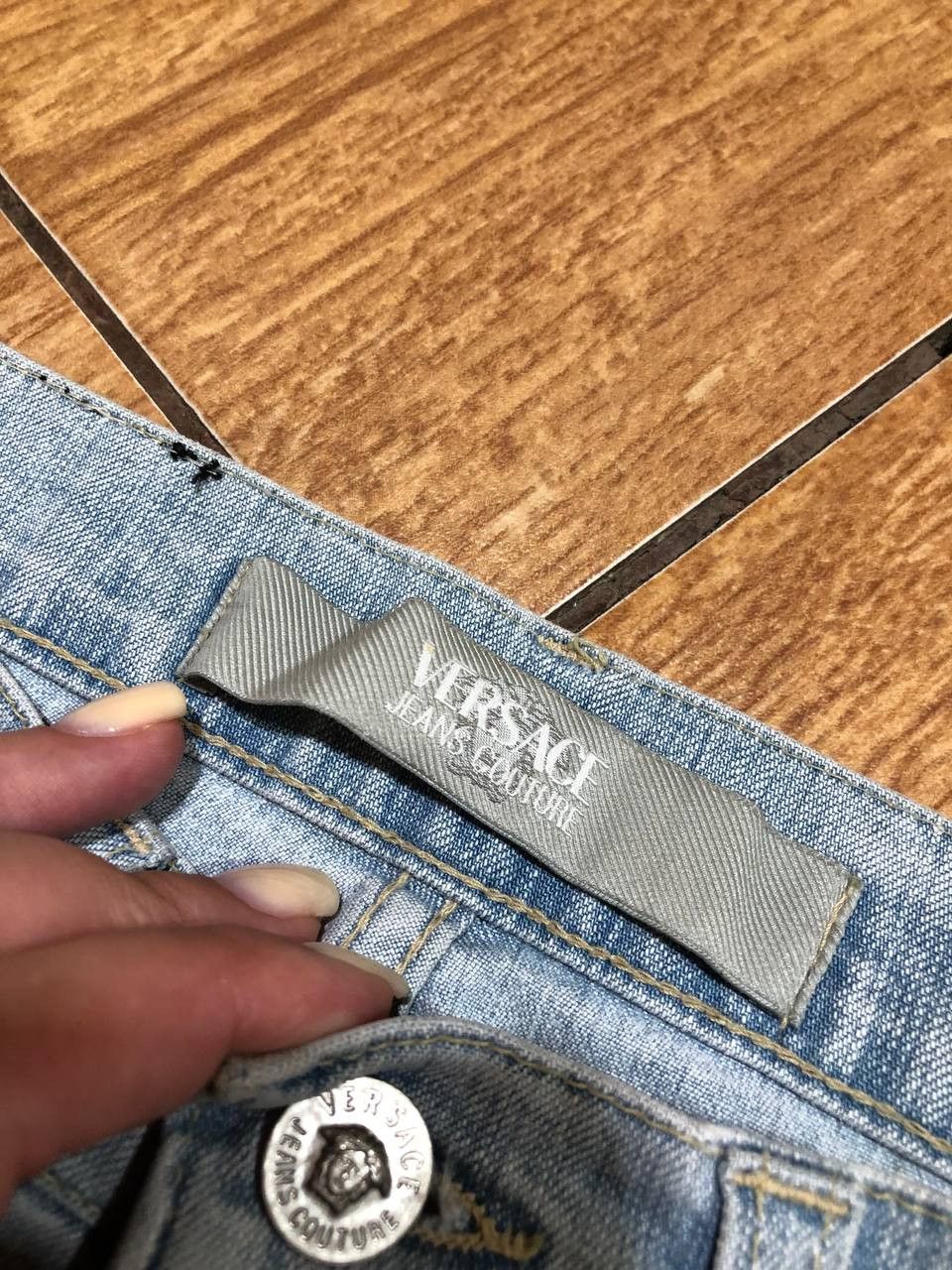 Versace Luxury Versace Denim Jeans Straight Design Size 26" / US 2 / IT 38 - 8 Thumbnail