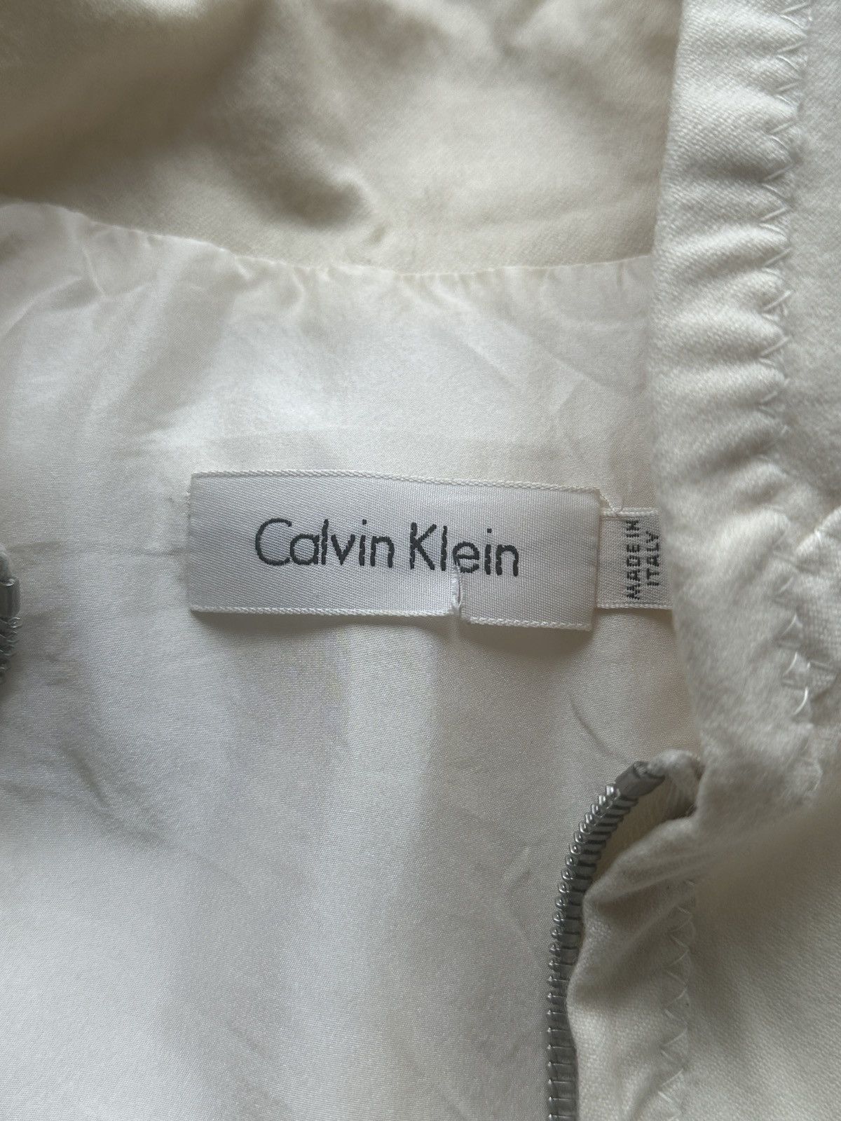 Calvin Klein × Vintage Calvin Klein Wool Archive Double Zip Jacket 90s Size S / US 4 / IT 40 - 10 Thumbnail