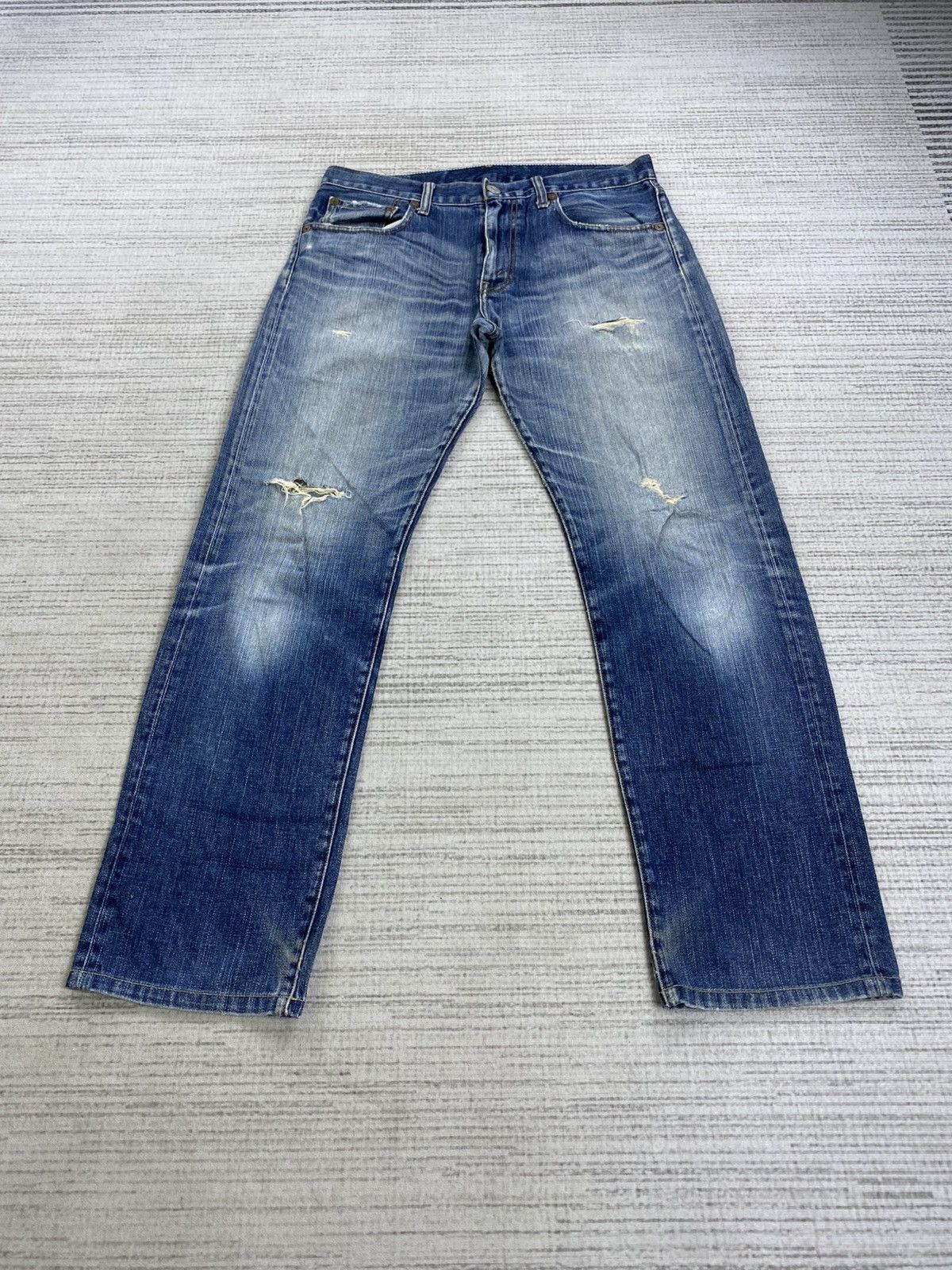 Levi's 🔥Vintage Levi’s 505 Distressed Denim Jeans Size US 32 / EU 48 - 1 Thumbnail