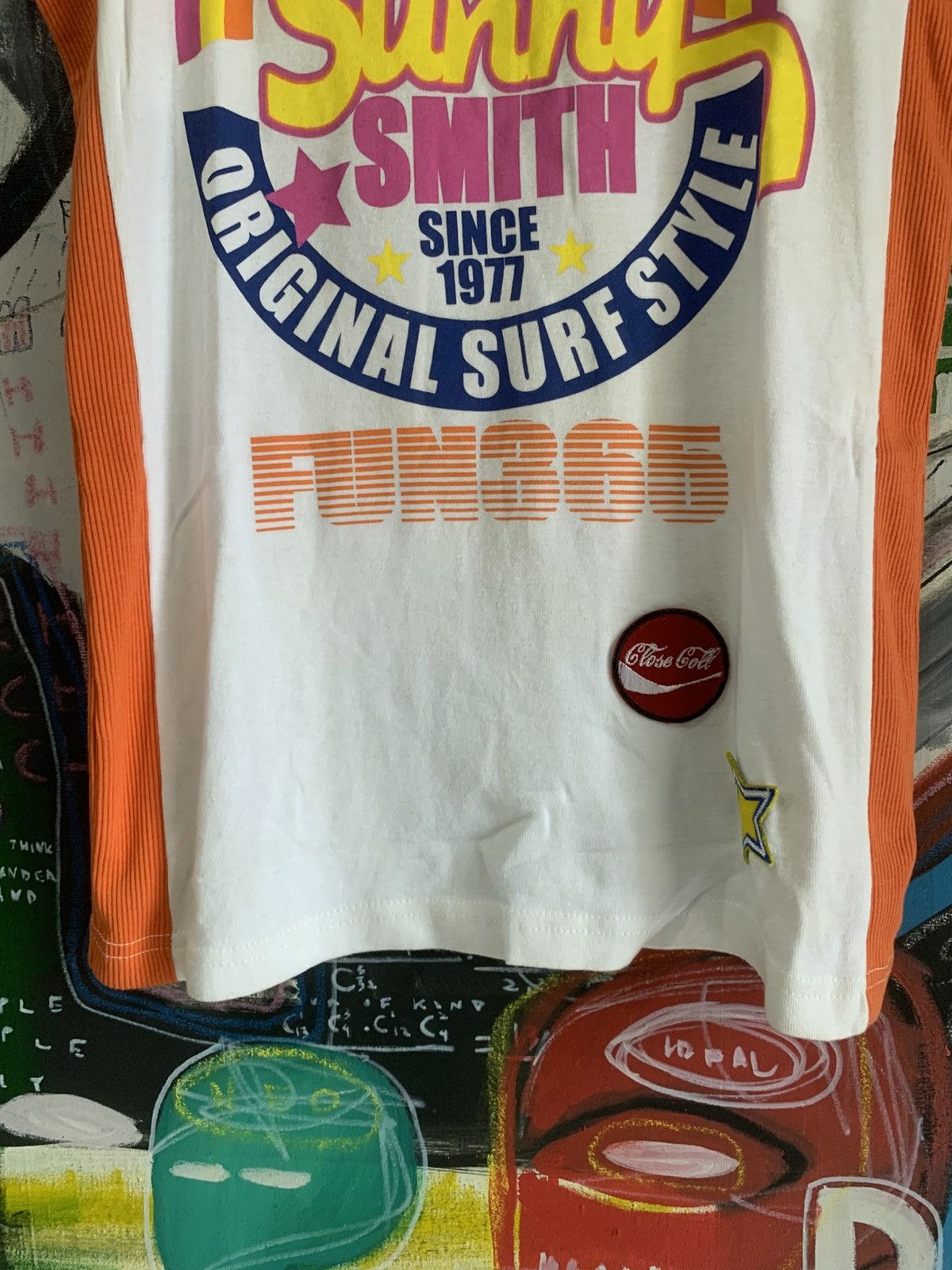 Japanese Brand Japanese Sunny Smith Poem Patch Surf Style Tanktop Tee Size US M / EU 48-50 / 2 - 4 Thumbnail