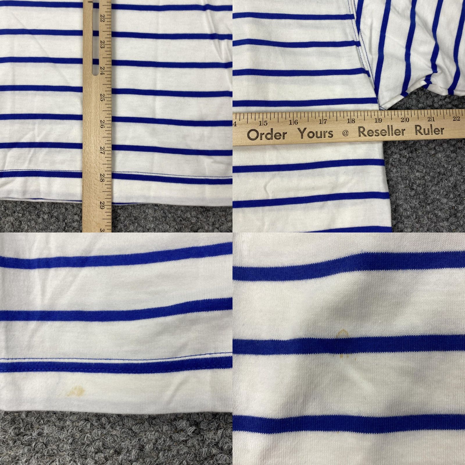Disney VINTAGE Disney Tigger Shirt Mens Medium White Striped Embroidered Cotton Tee 90s Size US M / EU 48-50 / 2 - 8 Thumbnail