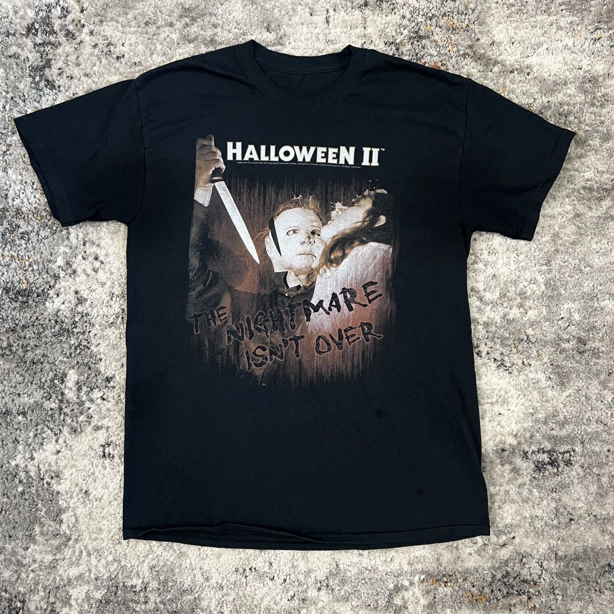 Vintage Y2K Halloween 2 horror movie promo t shirt