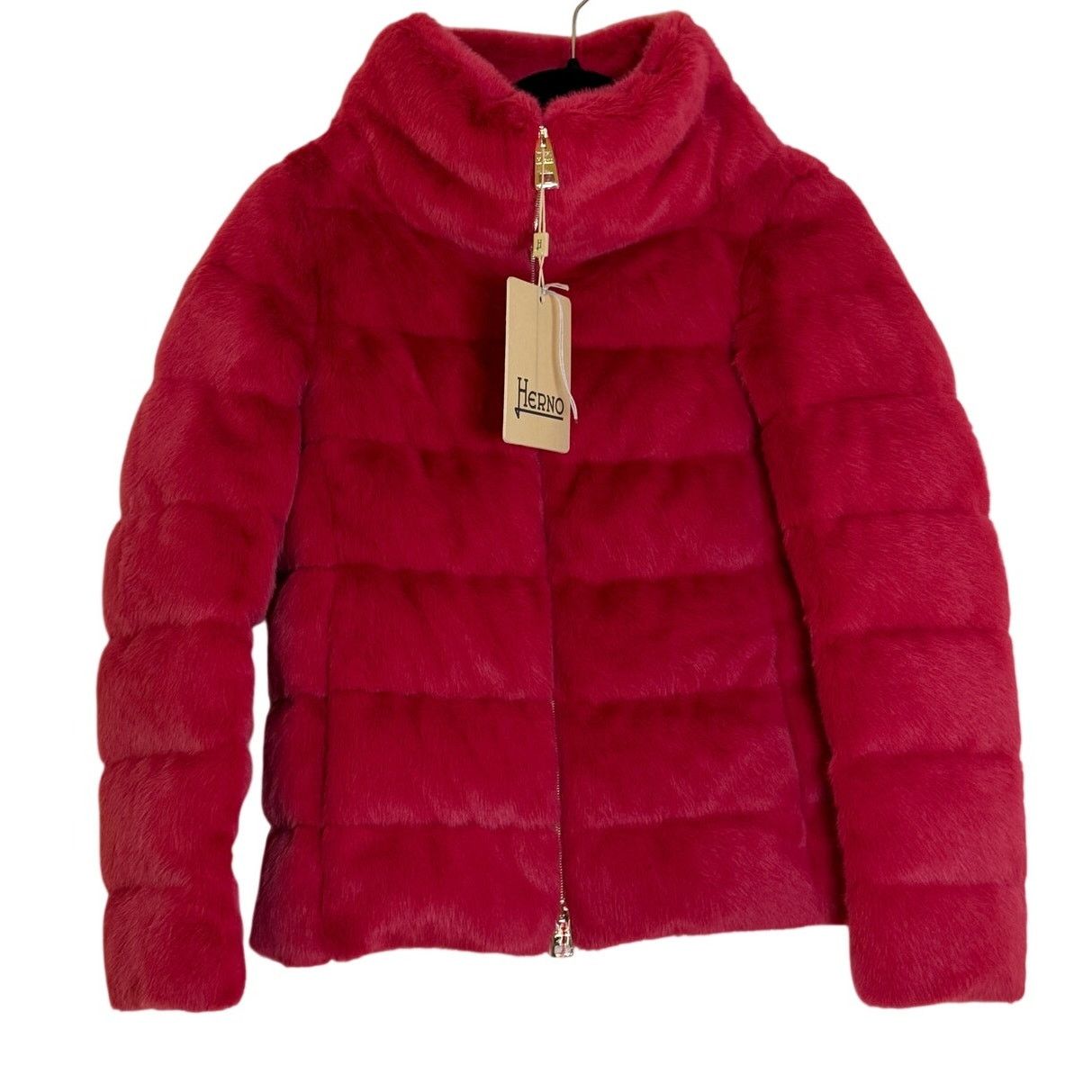 Herno Herno NWT Faux fur down puffer jacket Size S / US 4 / IT 40 - 1 Thumbnail