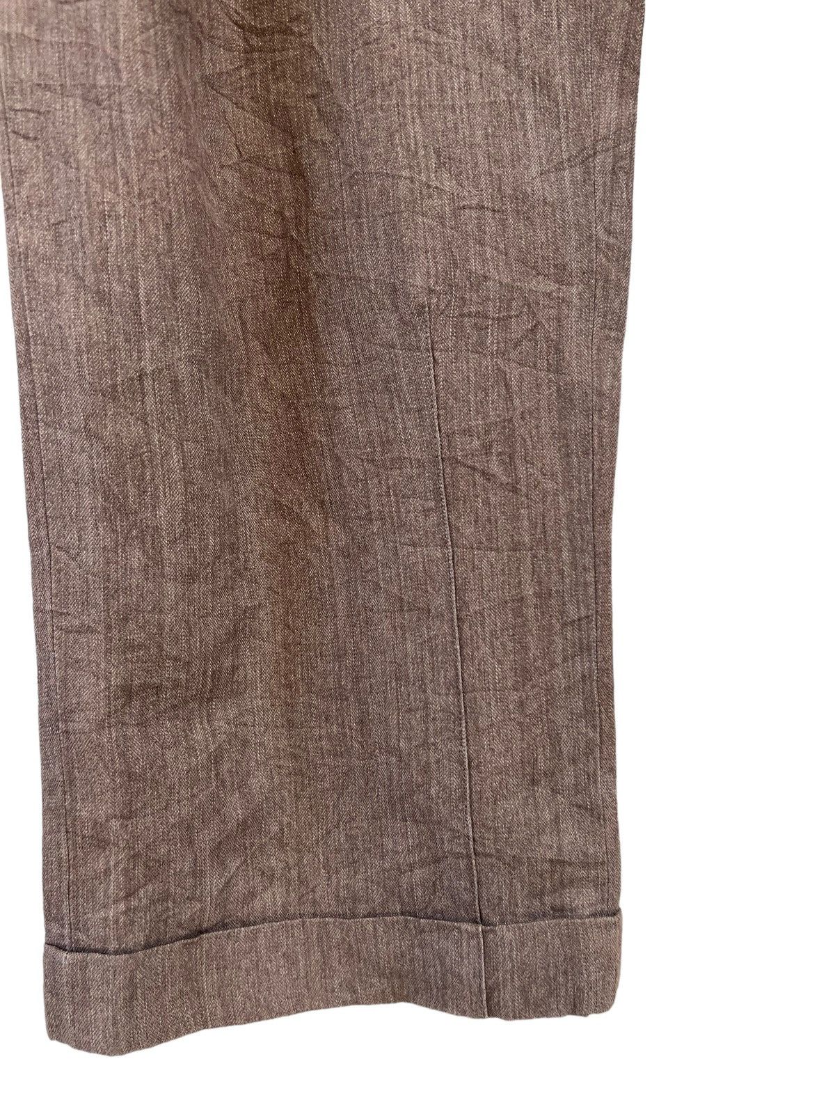Other Vintage Papas Japan Sun Fade Light Brown Linen Loose Trouser Size US 32 / EU 48 - 10 Thumbnail