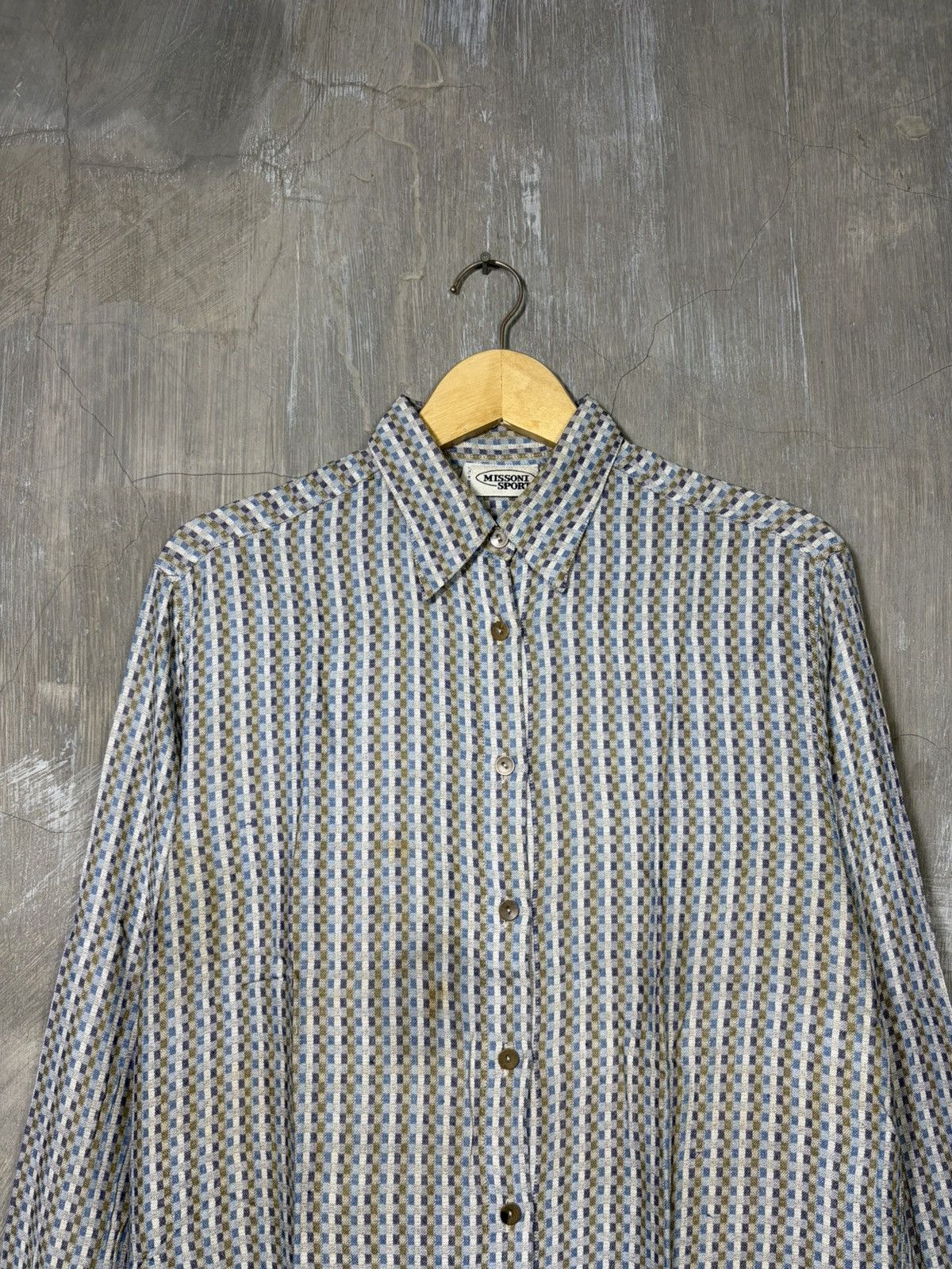 Missoni Missoni Flannel Button Up Shirt Size S / US 4 / IT 40 - 2 Thumbnail